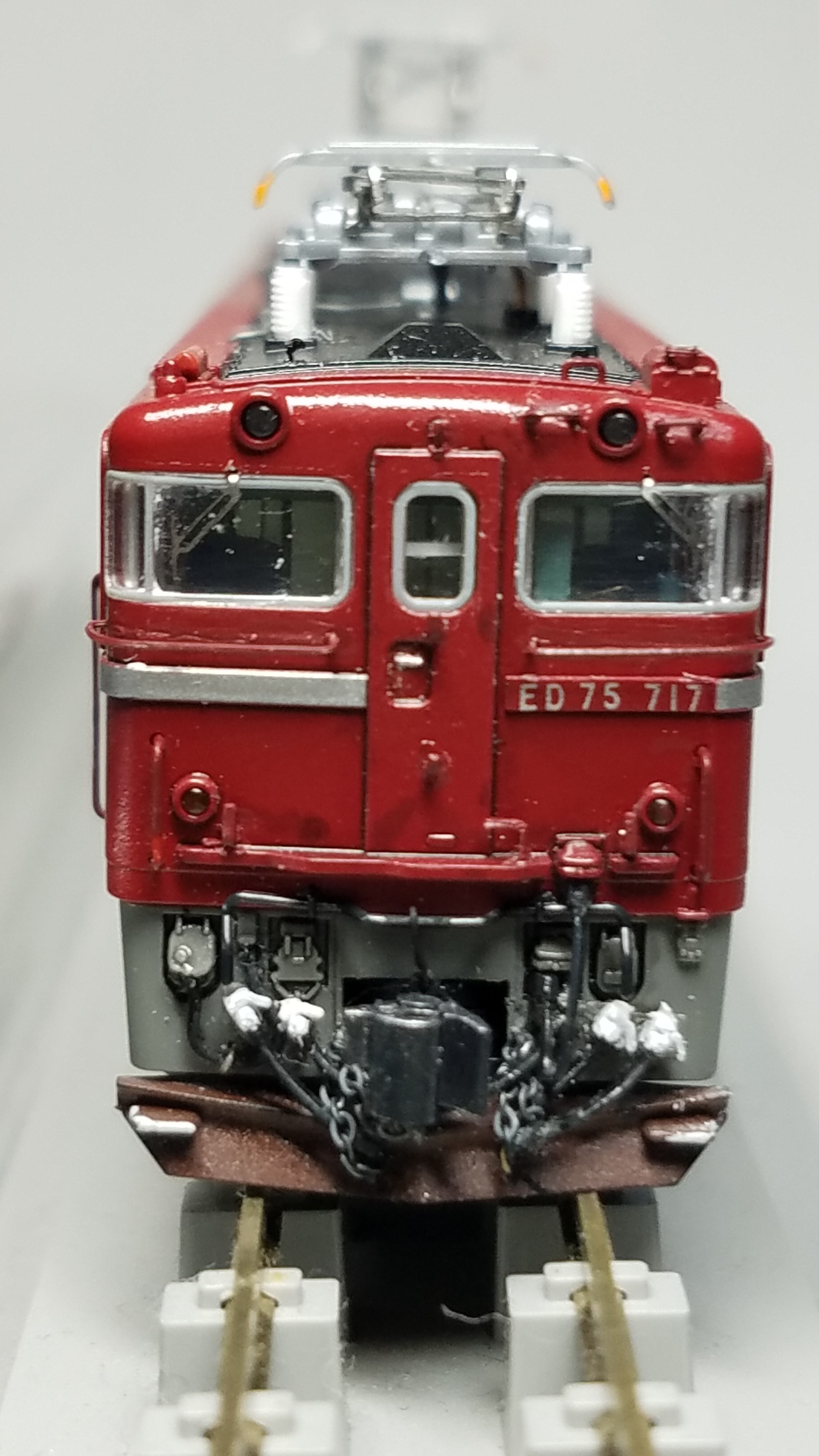 Kato 3075-3 ED75 700 の追加加工整備 その③完成 : （仮称