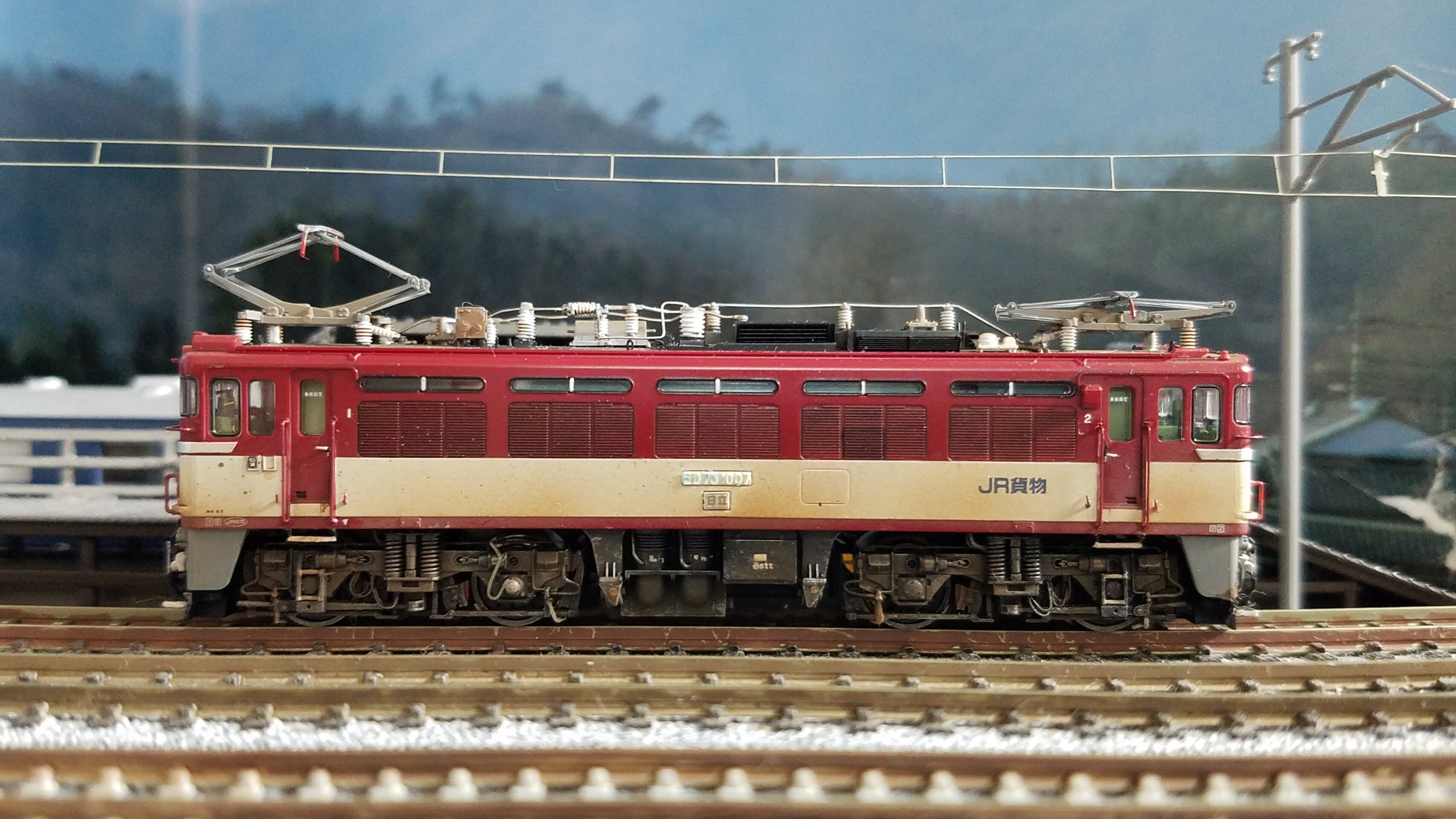 TOMIX 9106 ED75 1000 （前期形・JR貨物更新車）の精密加工整備