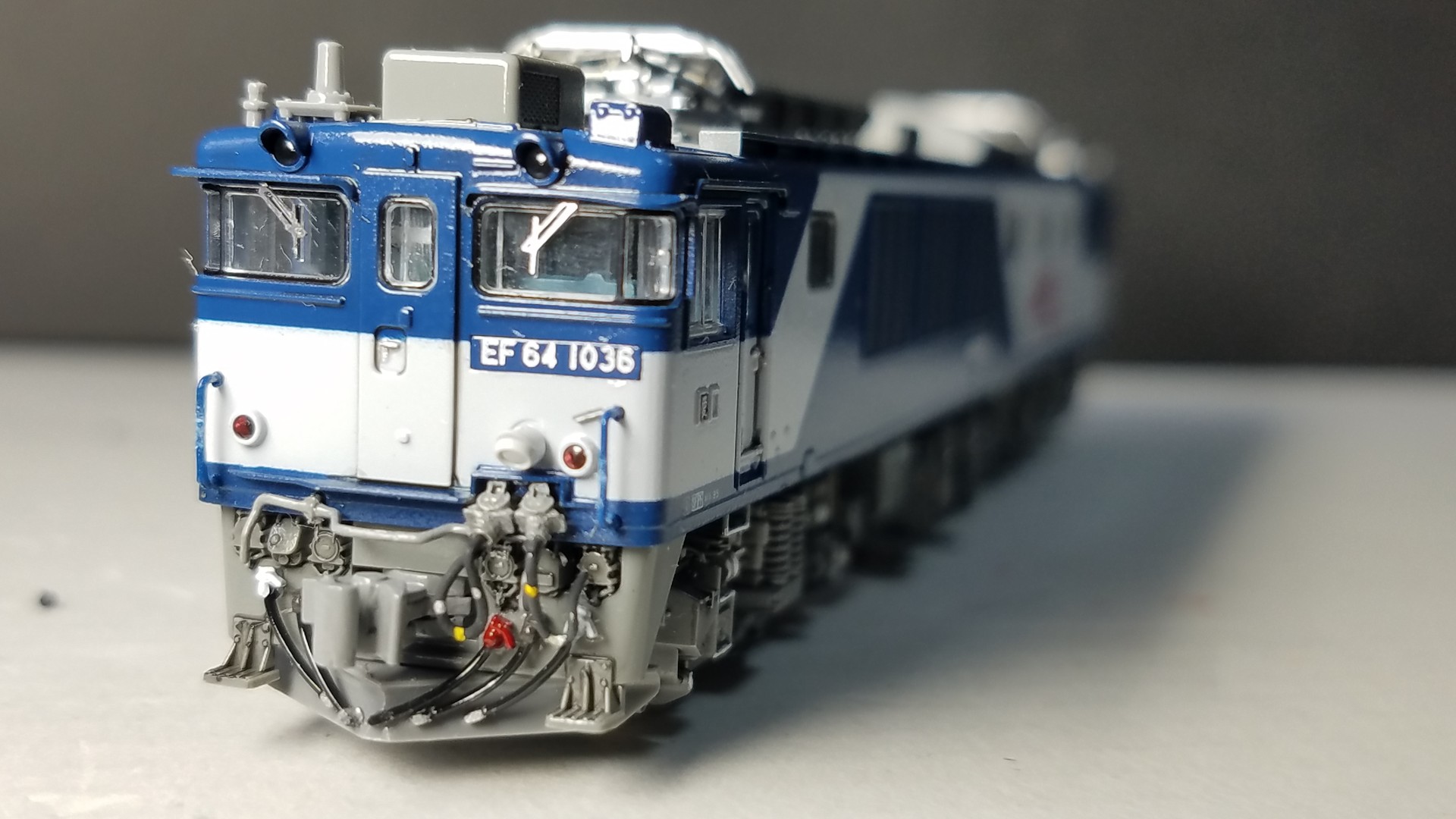 Kato 3024-1 EF64 1000 JR貨物新更新色の加工整備完成 : (仮称 Kato 3024-1 EF64 1000 JR貨物新更新色の加工整備完成 : (仮称