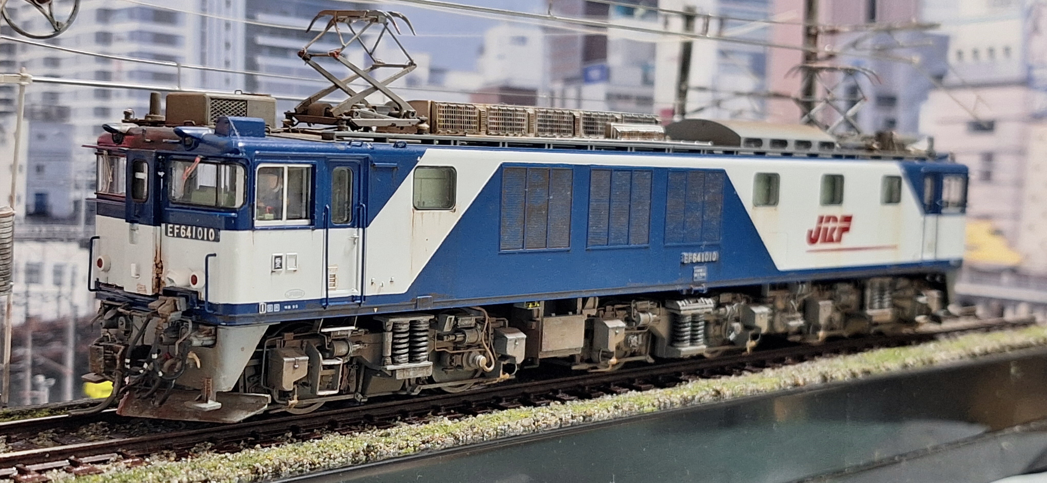 TOMIX HO-123 EF64-1000 JR貨物更新色の精密加工 その⑥完成 TOMIX HO-123 EF64-1000 JR貨物更新色の精密加工 その⑥完成