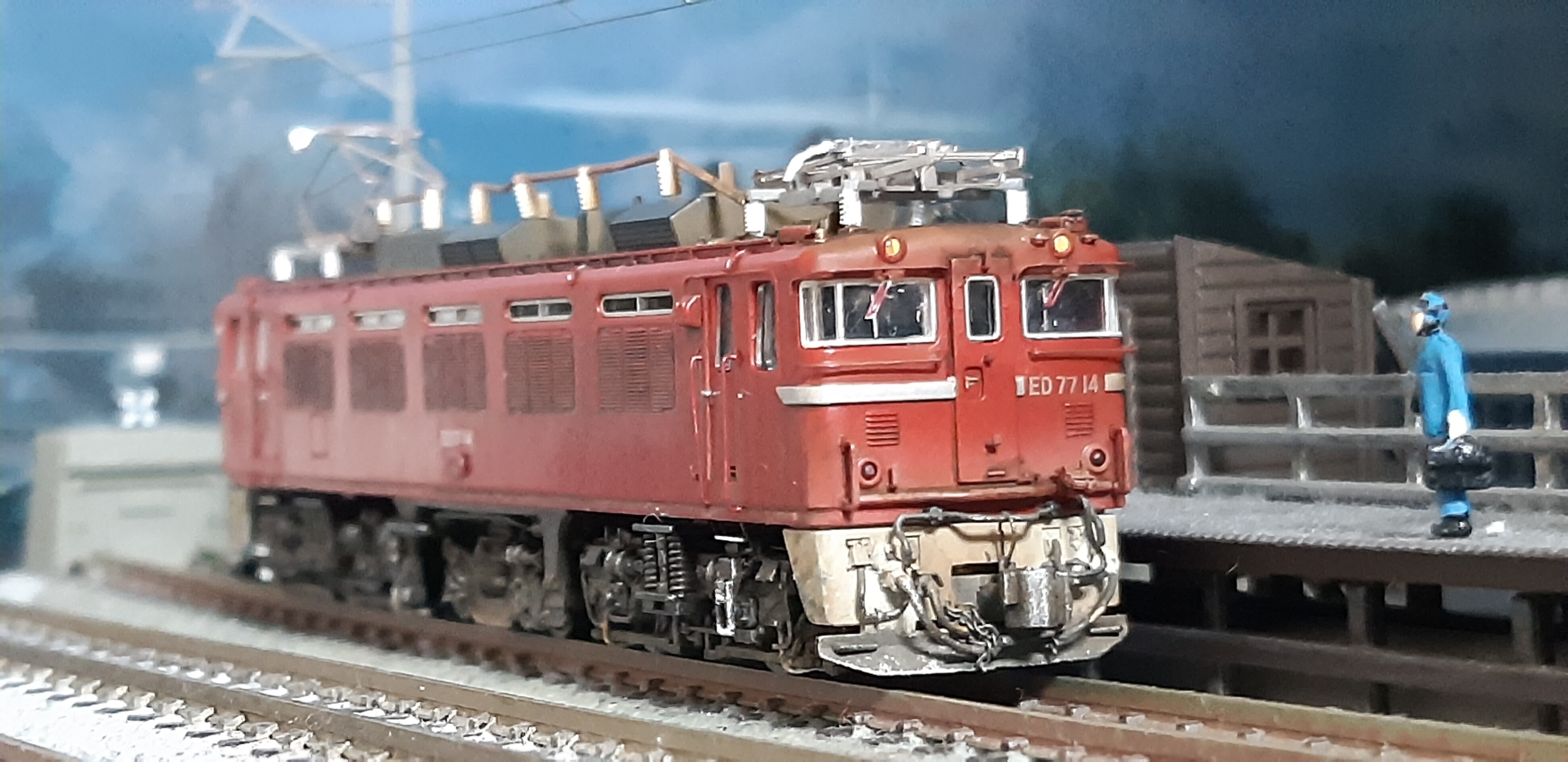 マイクロエース A0185 ED77-14 無線アンテナ付 の精密加工 その
