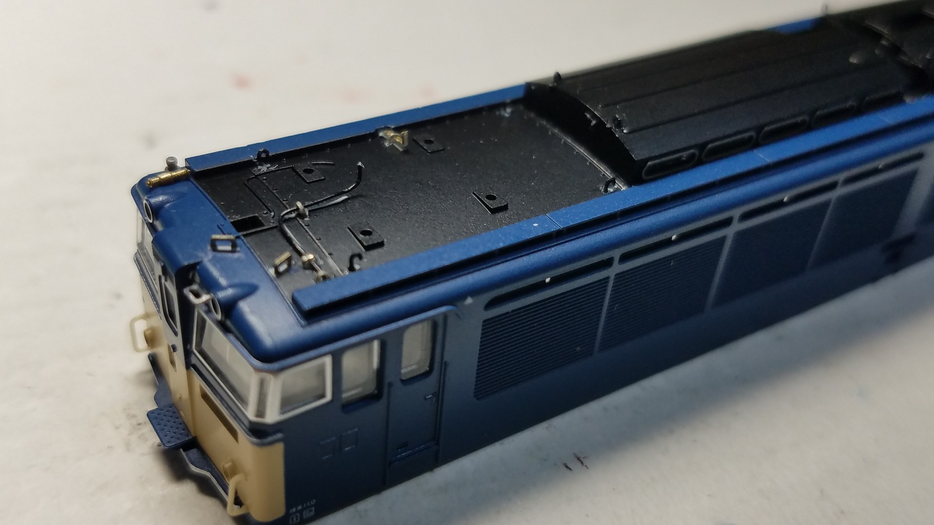 Kato3085-2 EF63 2次形JR仕様の加工整備 その2 : （仮称）東北