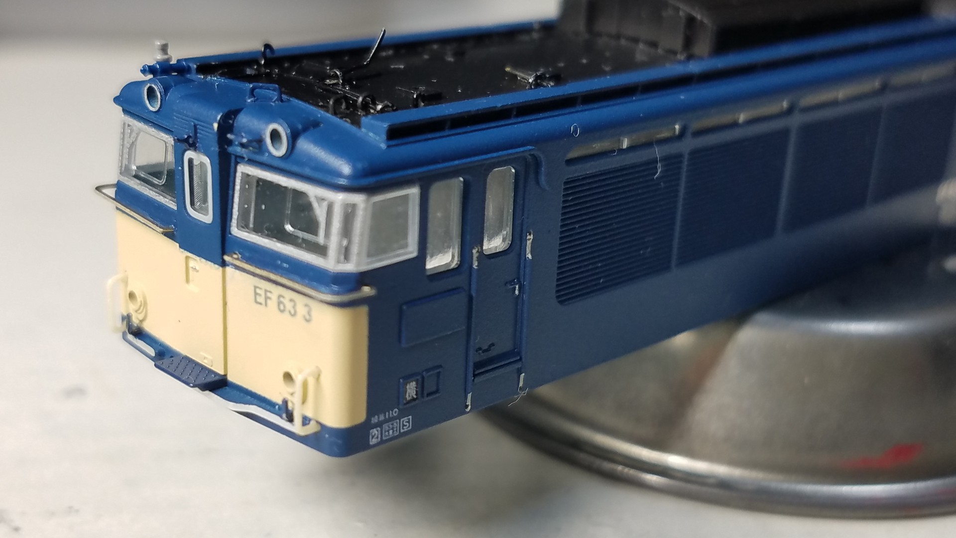 Kato3057-3 EF63 1次形の加工整備 その3 : （仮称）東北本線 岩