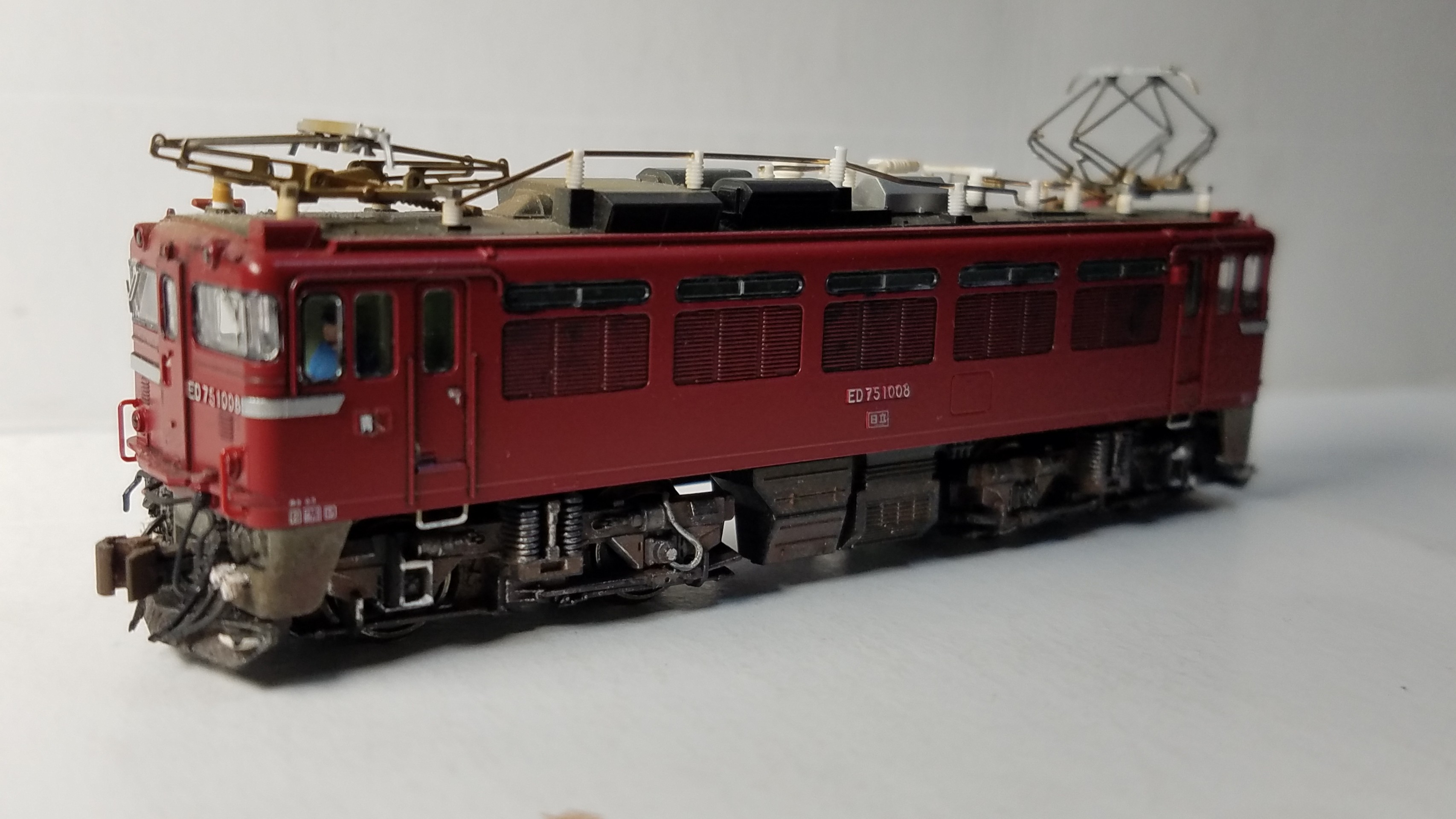 Kato 3075-1 ED75 1000 前期形2機目の追加加工整備 その①