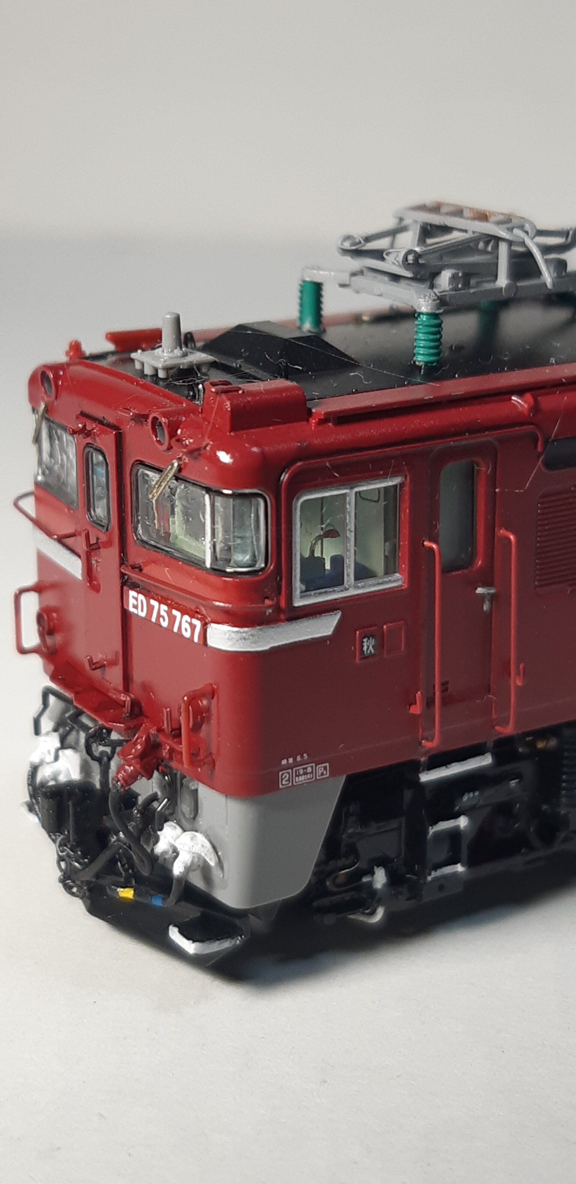 TOMIX 7157 ED75 700 後期型の精密加工整備 767号機にする その TOMIX 7157 ED75 700 後期型の精密加工整備 767号機にする その