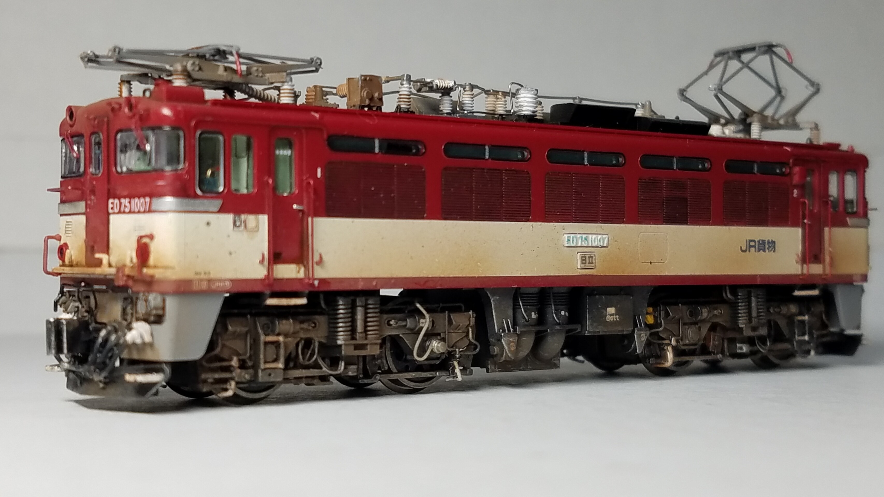 TOMIX 9106 ED75 1000 （前期形・JR貨物更新車）の精密加工整備