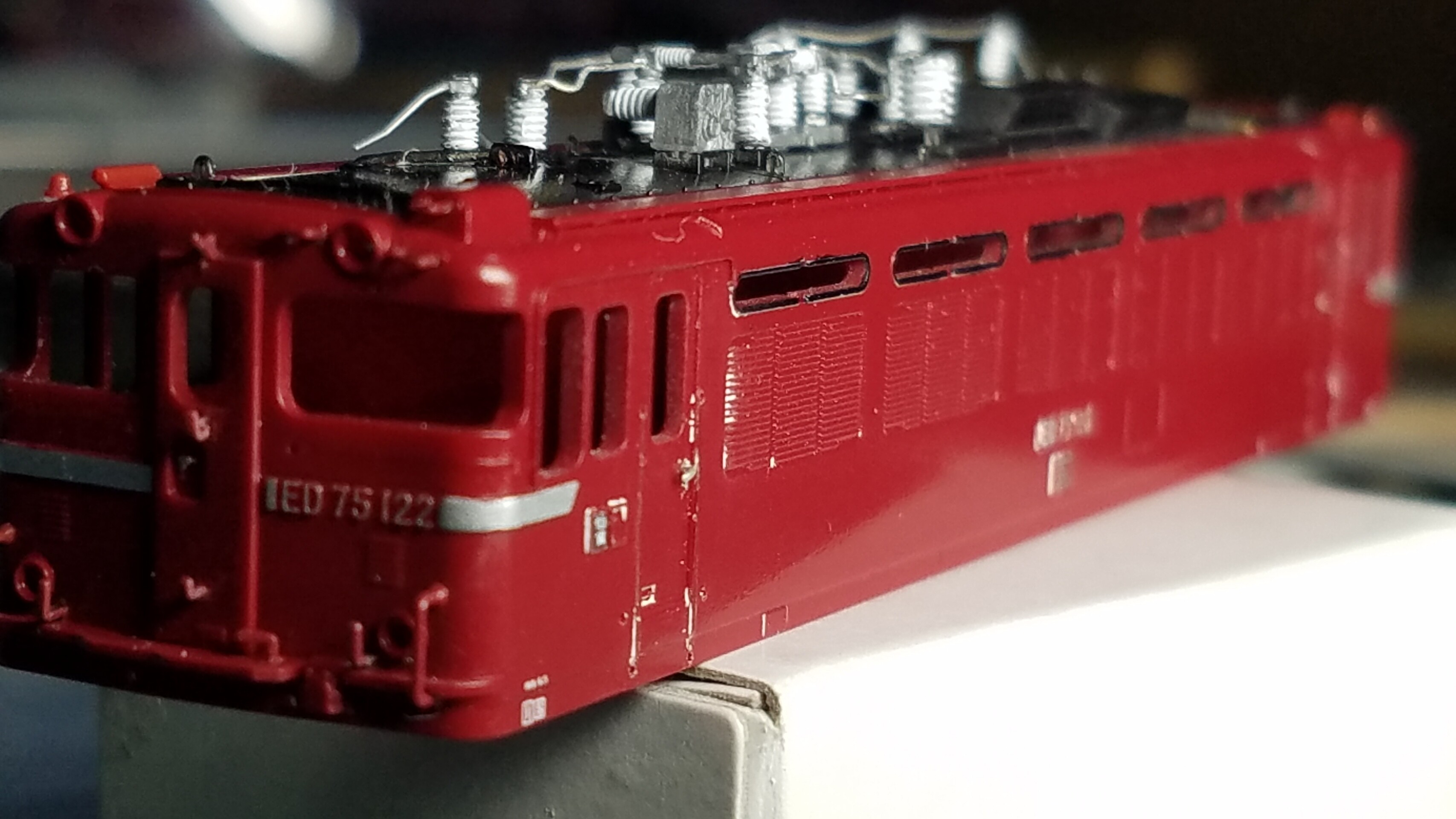 TOMIX 7140 ED75 （ひさしなし・後期型）の精密加工整備 その③