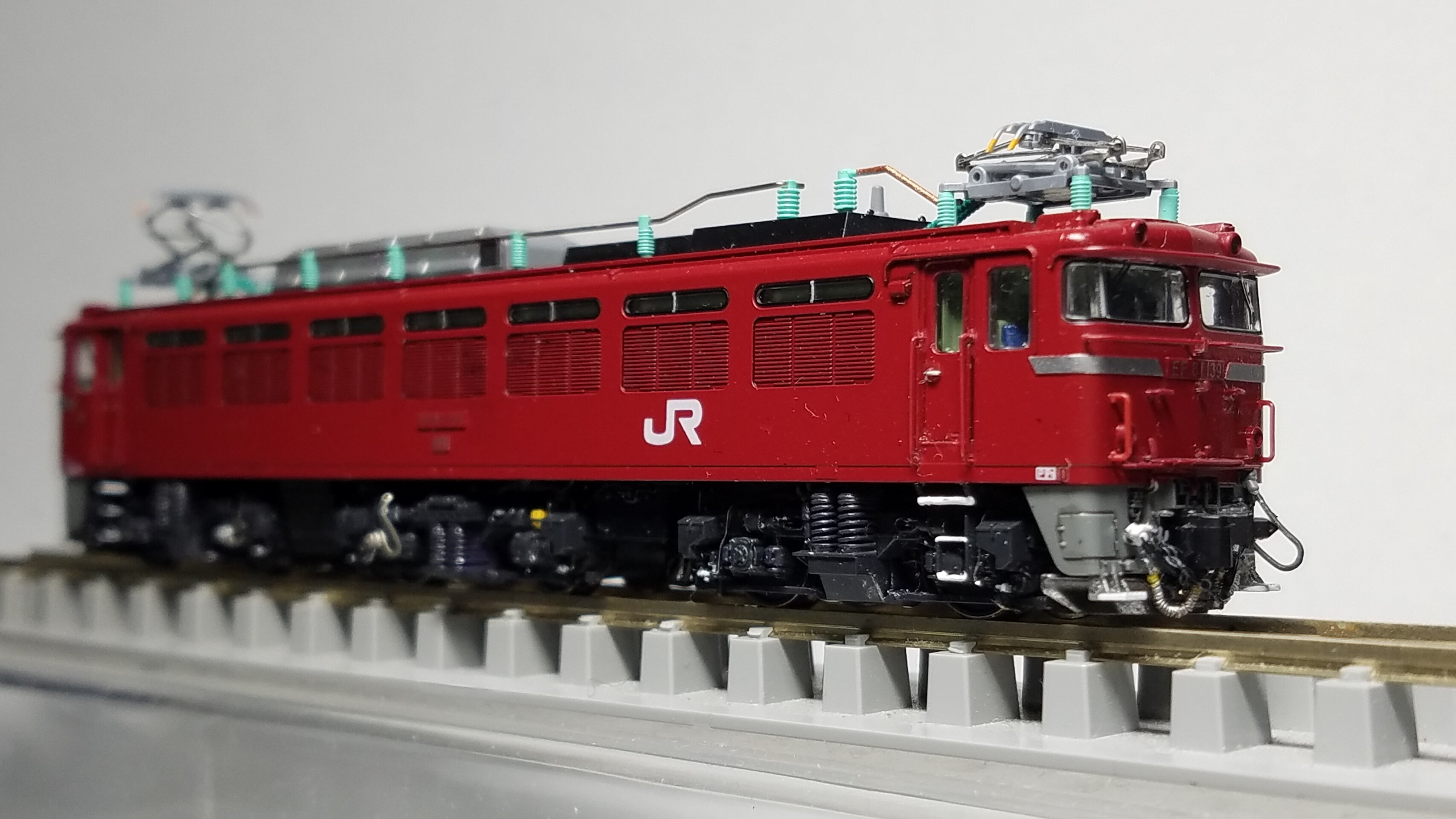 Kato 3066-4 EF81 JR東日本色（双頭連結器）の台車の追加精密