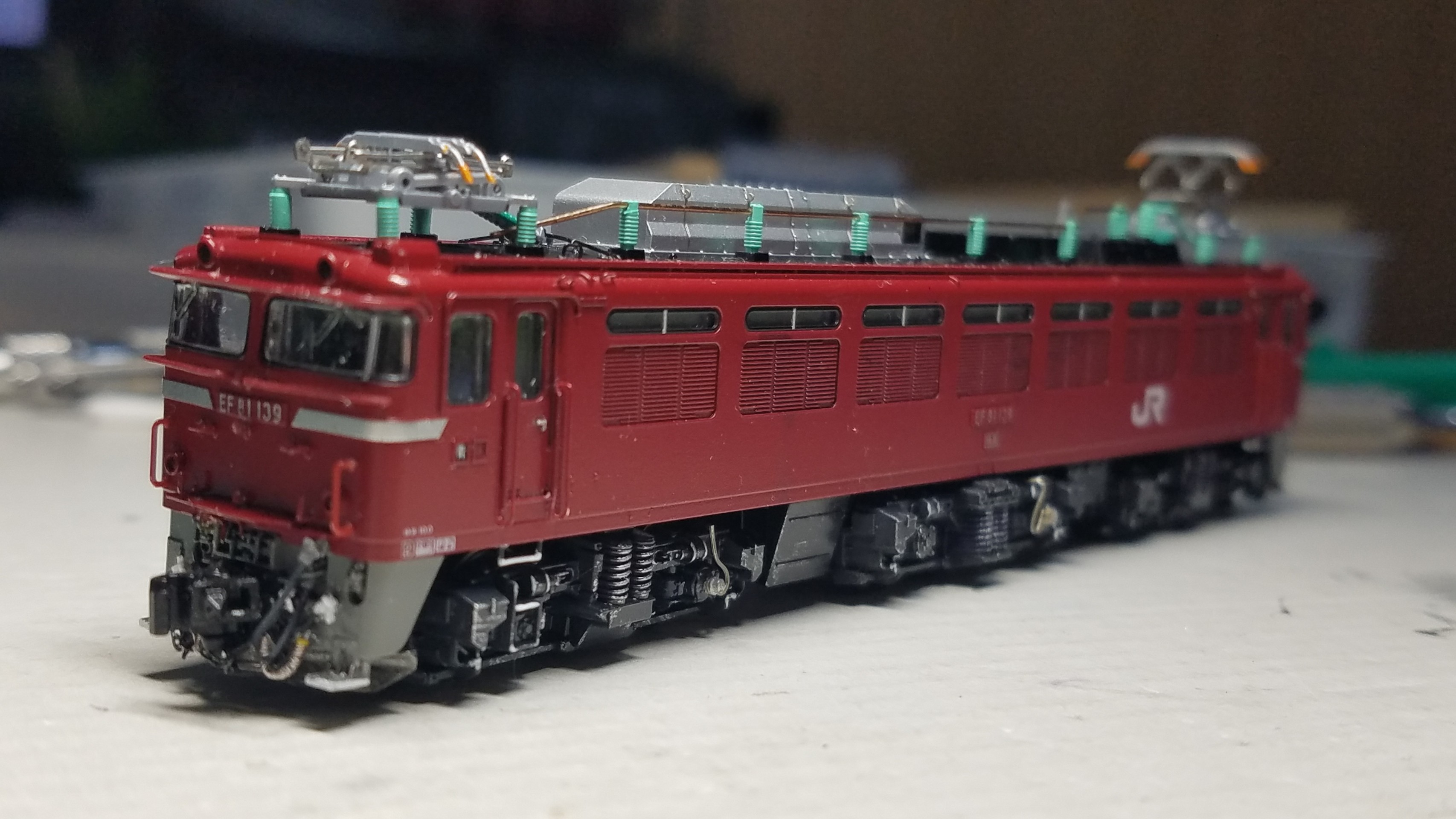 Kato 3066-4 EF81 JR東日本色 双頭連結器の追加加工整備 その②
