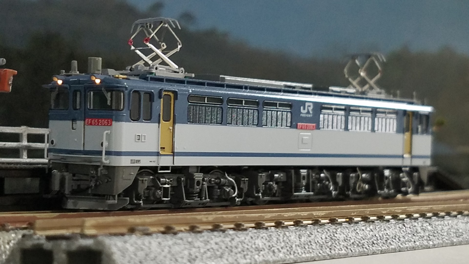 Kato 3061-4 EF65 2063 JR貨物2次更新色の加工整備③全検出場