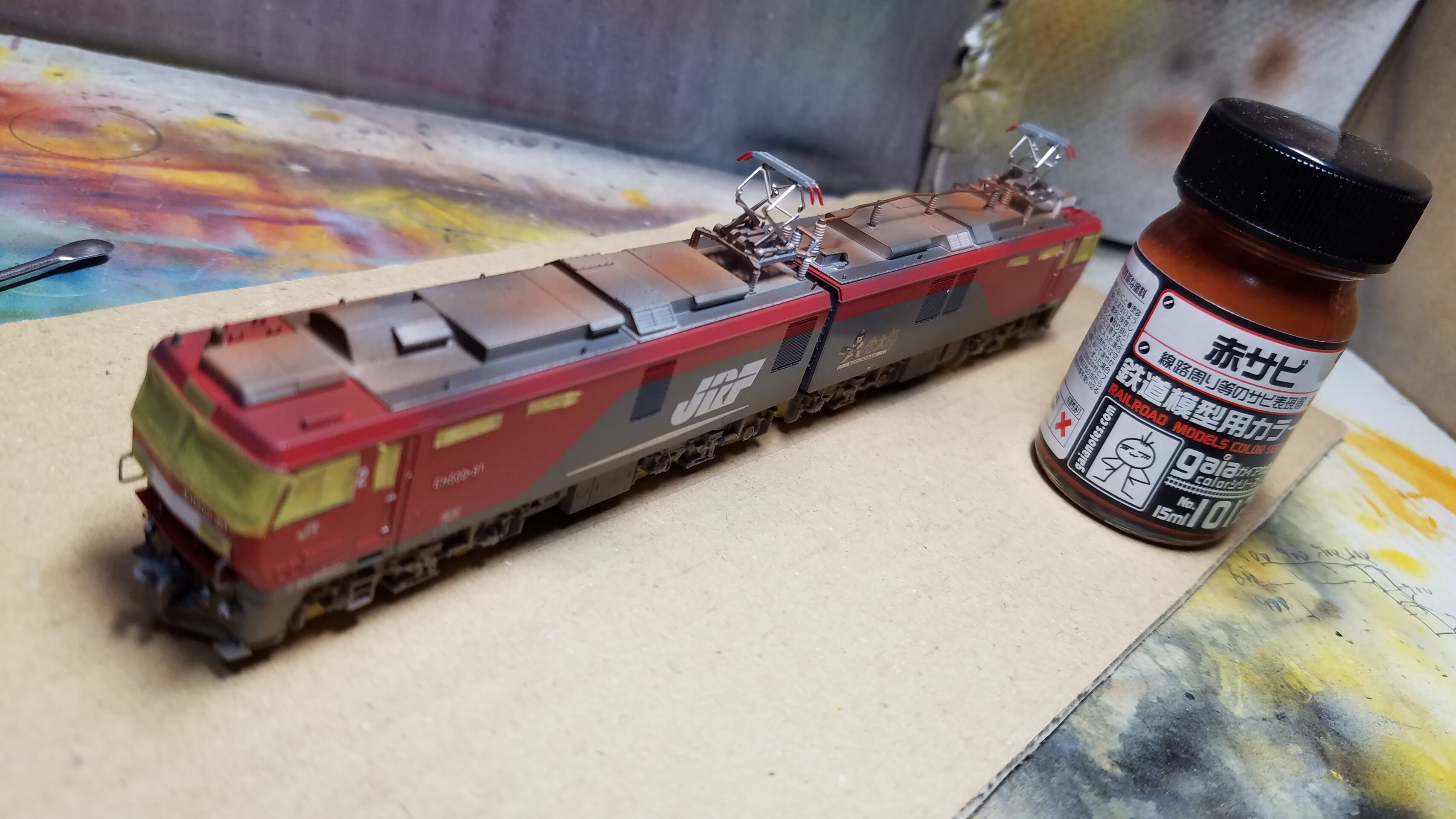 Kato 3037-2 EH500 3次形後期仕様の加工整備 その④ : （仮称