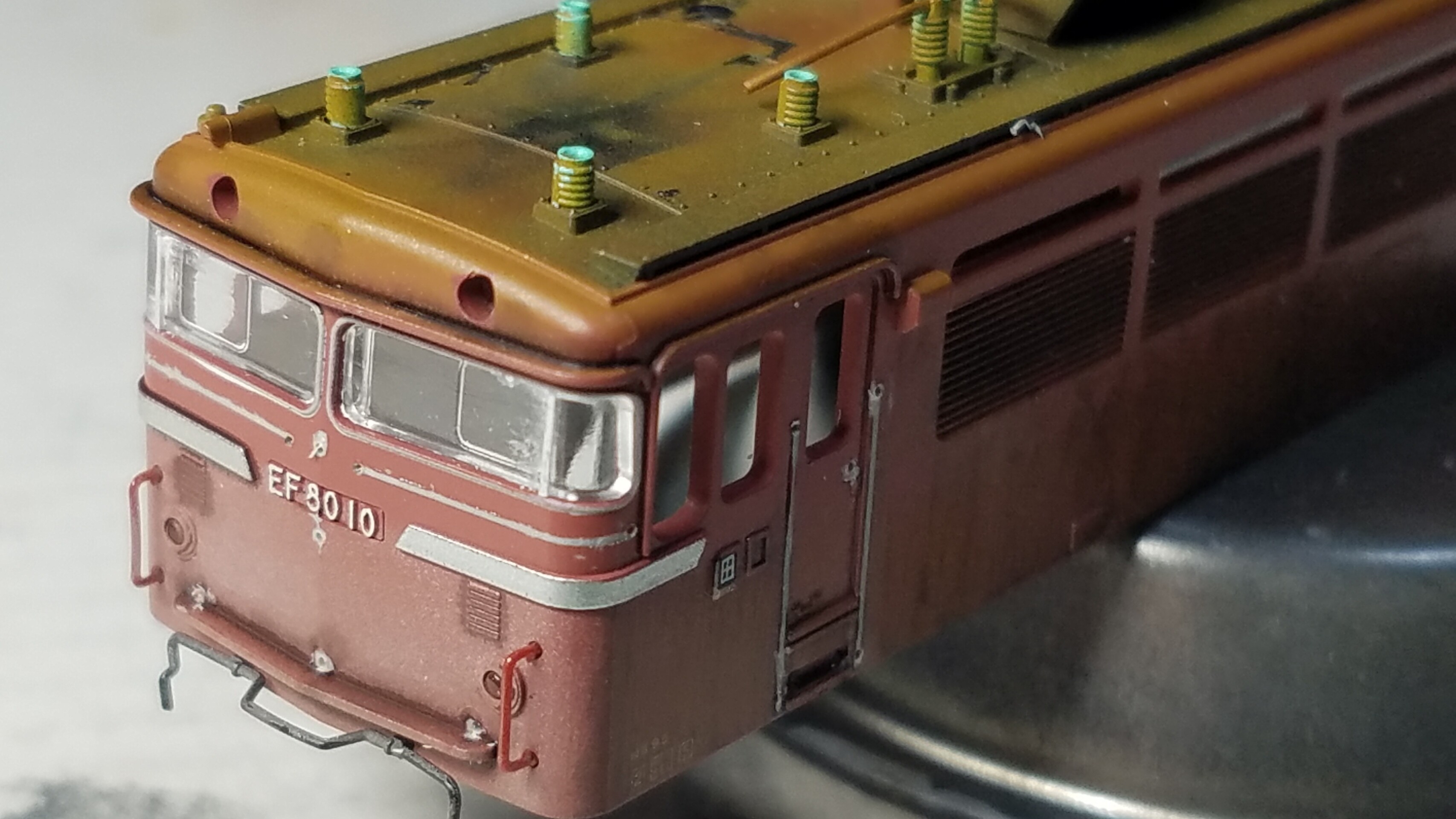 Kato 3064-1 EF80 1次形の追加加工整備 その② : （仮称）東北