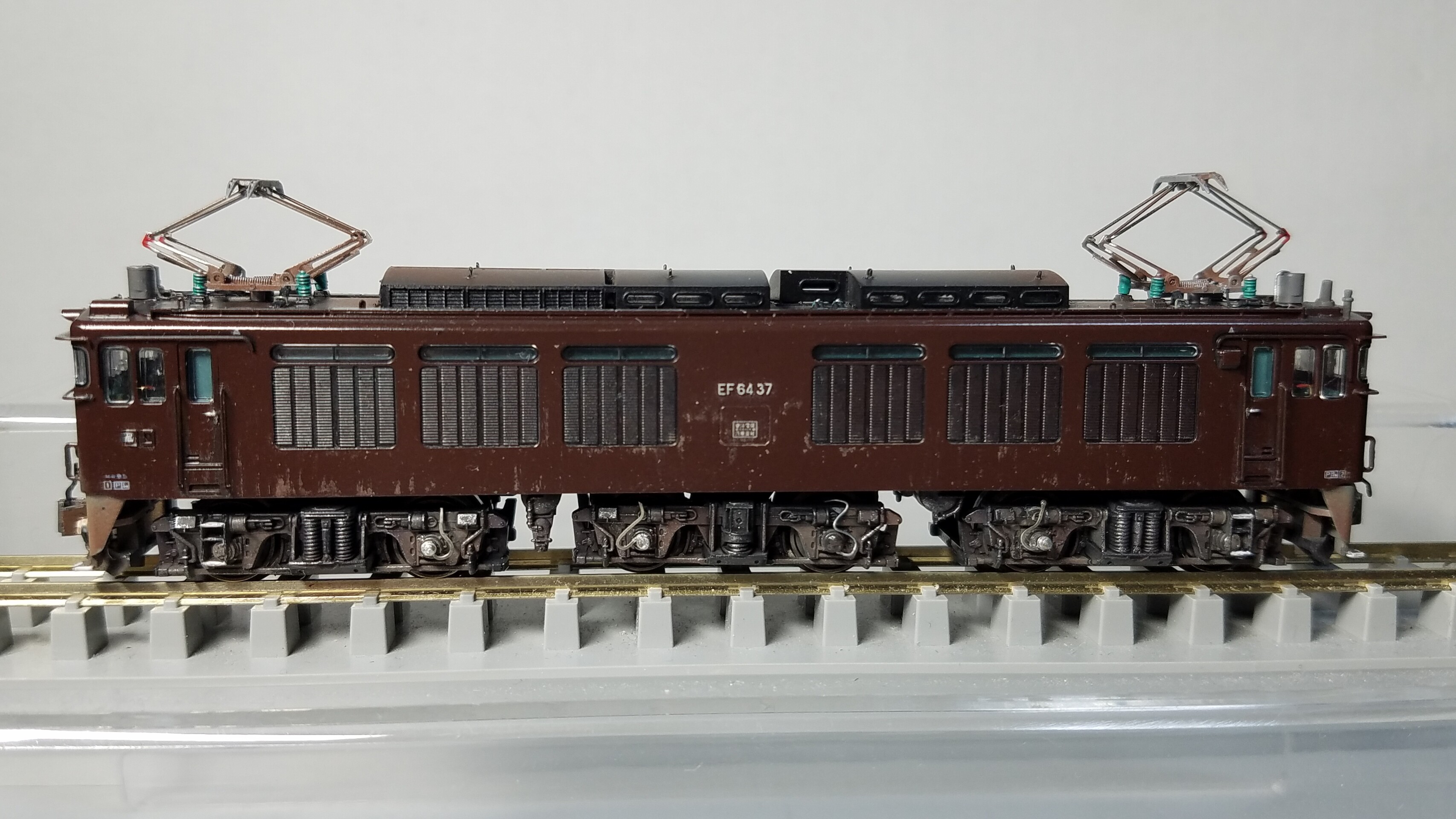Kato3041-3 EF64 37 茶色の追加加工整備 その④完成 : (仮称 Kato3041-3 EF64 37 茶色の追加加工整備 その④完成 : (仮称