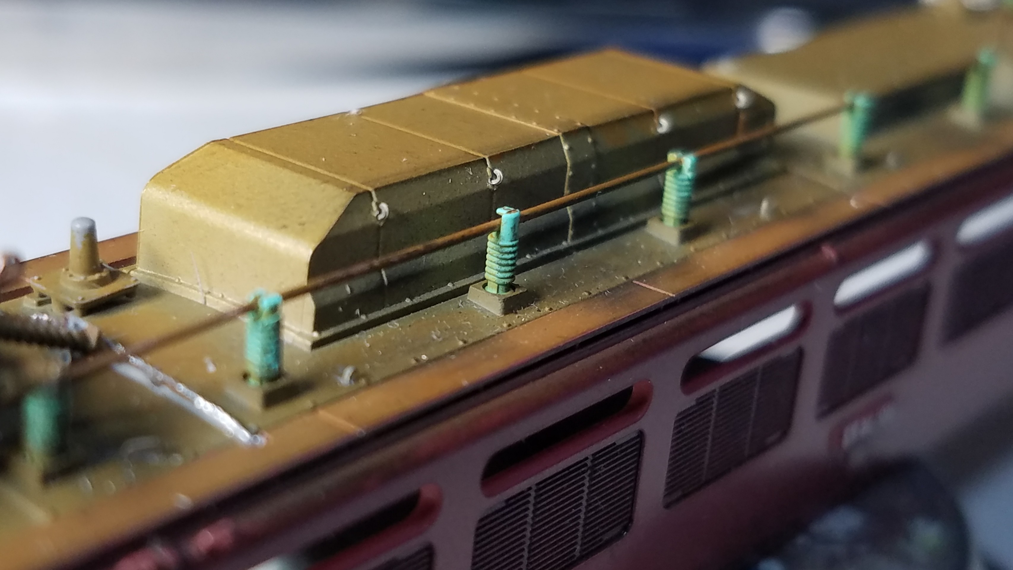 Kato 3066-3 EF81 一般色 敦賀運転派出の追加加工整備 その②