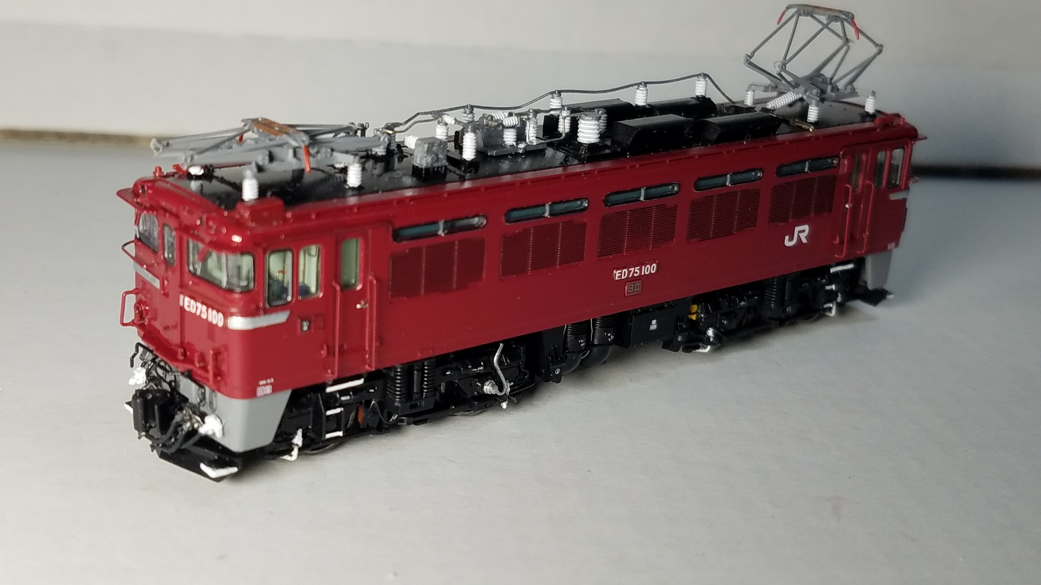 TOMIX 7139 ED75 （ひさし付き・前期形）の精密加工整備 その④ 完成