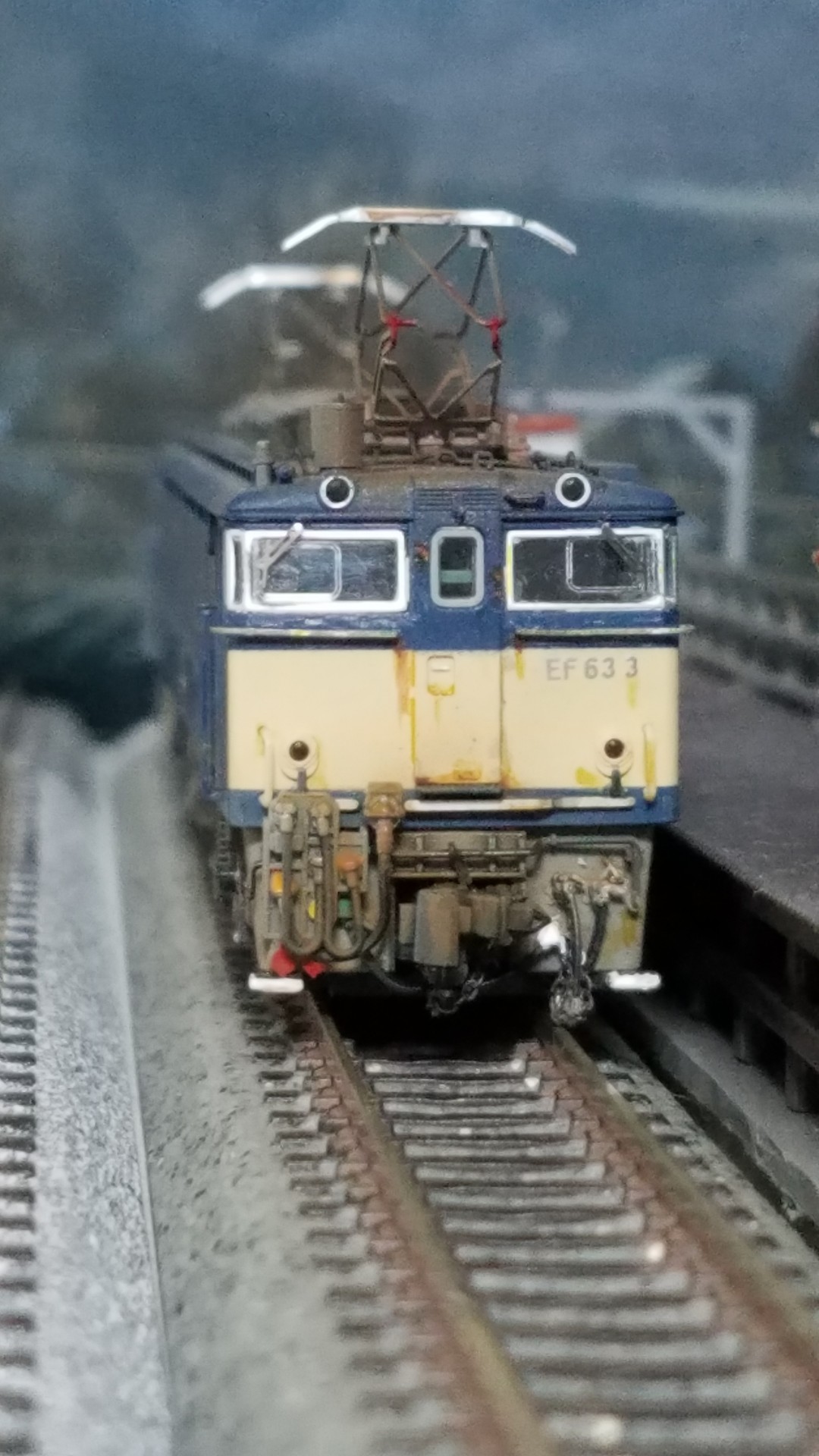 Kato3057-3 EF63 1次形の加工整備 その4完成 : （仮称）東北本線