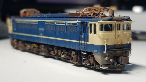 EF65 2139全般検査出場時 精密加工品 Kato 3089-1 EF65 1000 前期形の精密加工整備 その③ : (仮称