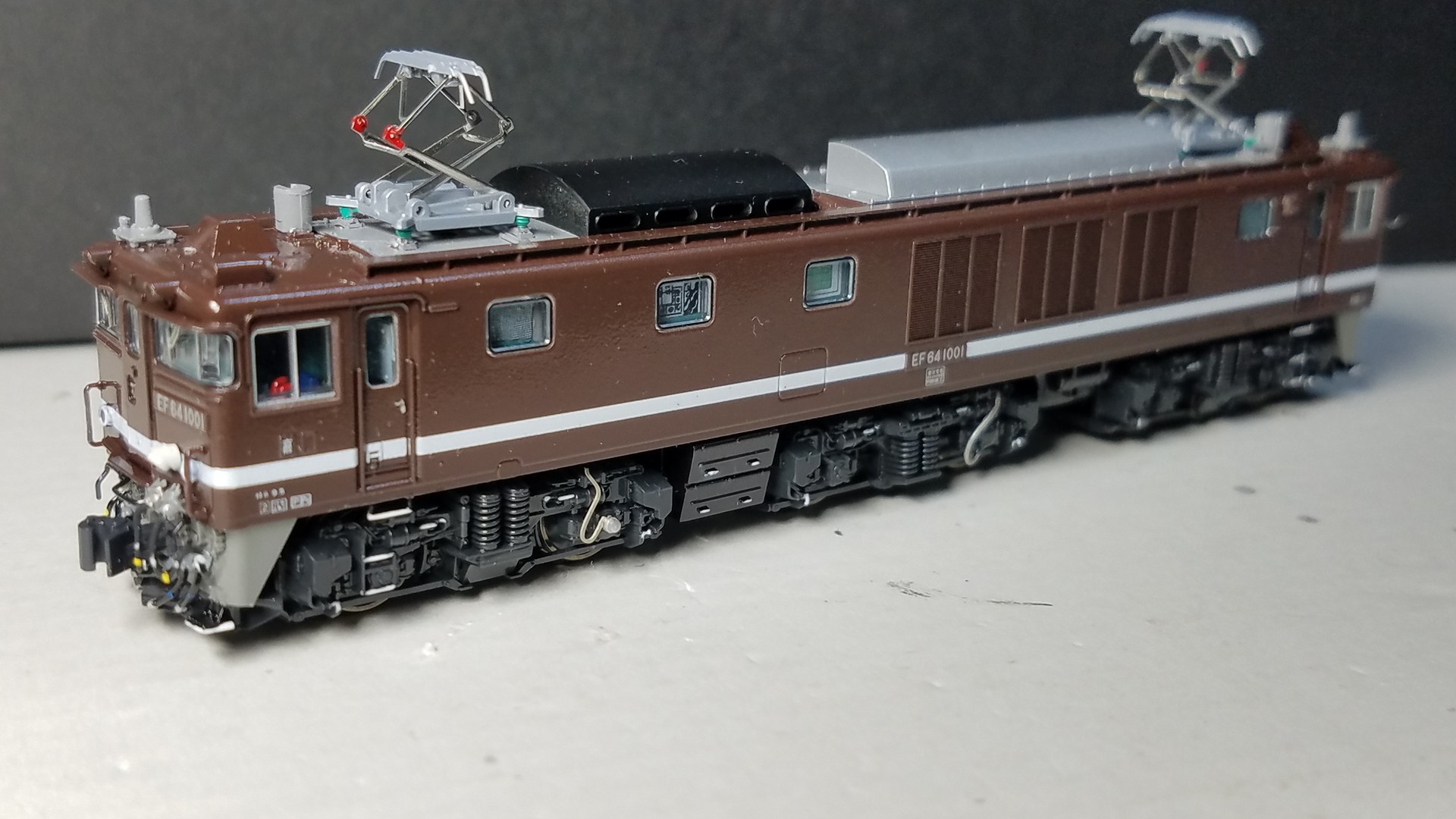 Kato 3023-3 EF64 1001の加工整備③全検出場 : (仮称)東北本線 Kato 3023-3 EF64 1001の加工整備③全検出場 : (仮称)東北本線