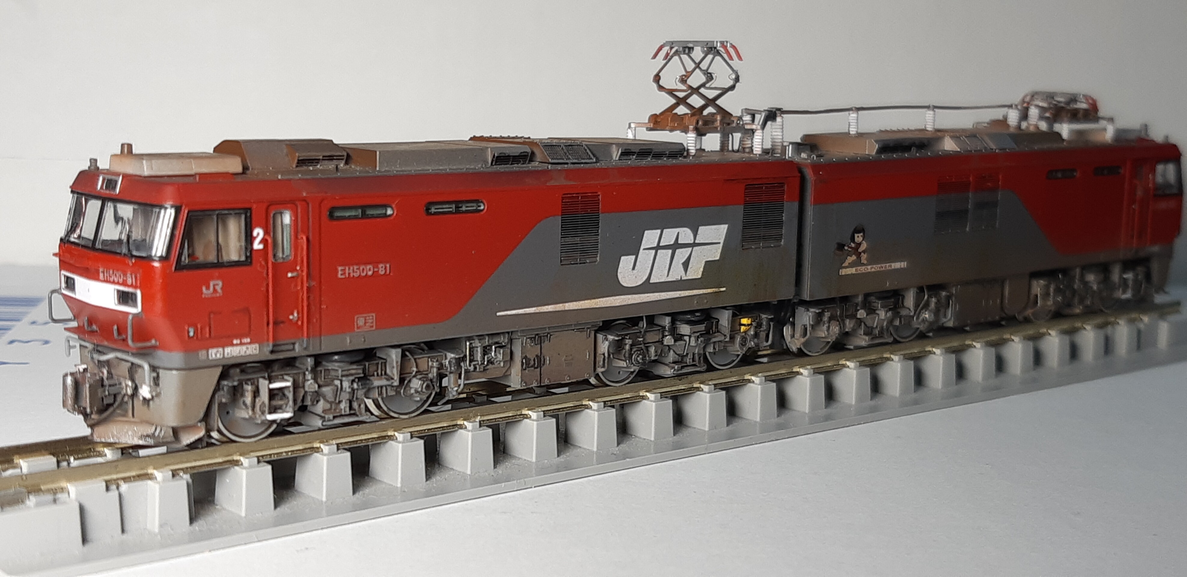 Kato 3037-2 EH500 3次形 後期仕様の第2期 台車の追加加工整備 Kato 3037-2 EH500 3次形 後期仕様の第2期 台車の追加加工整備