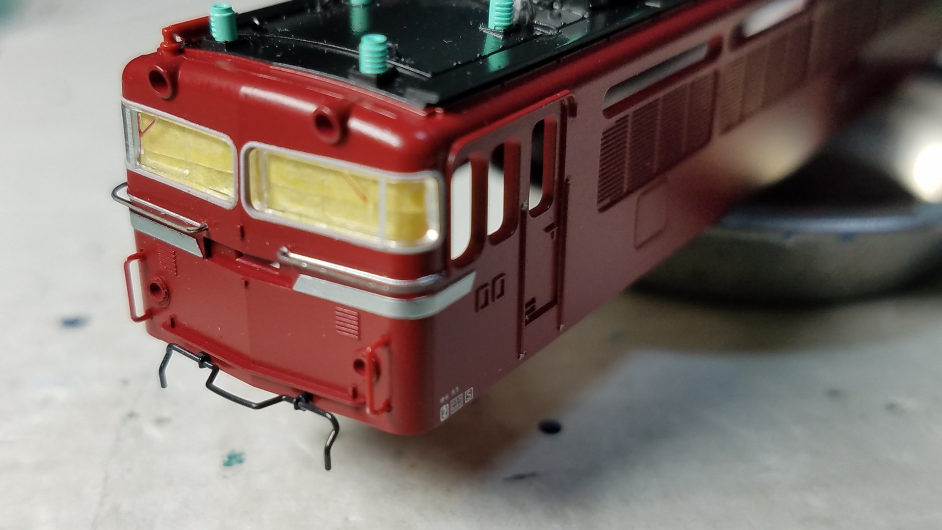 Kato 3081 EF70 1000の加工整備 その2完工 : （仮称）東北本線 岩○機関区