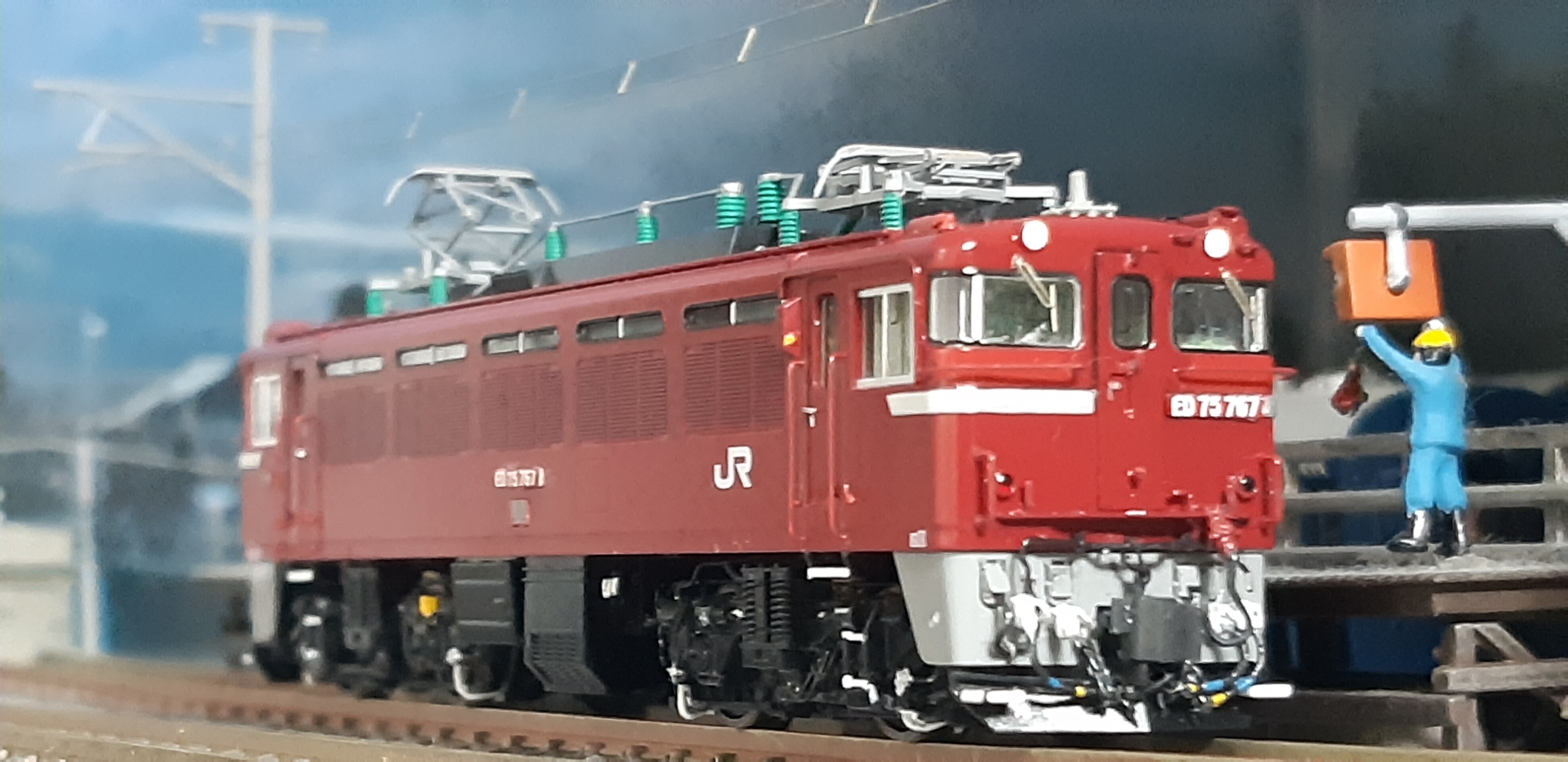 TOMIX 7157 ED75 700 後期型の精密加工整備 767号機にする その