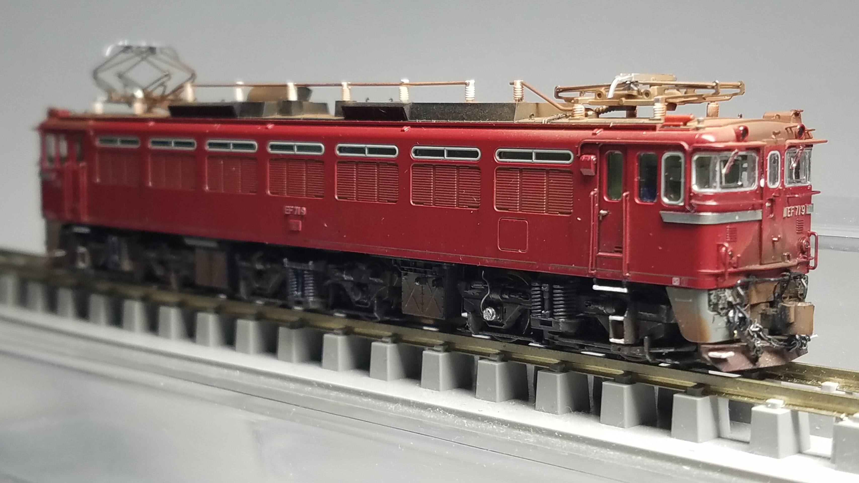 Kato 3079-1 EF71 1次形の追加加工整備 その③完成 : （仮称）東北本線