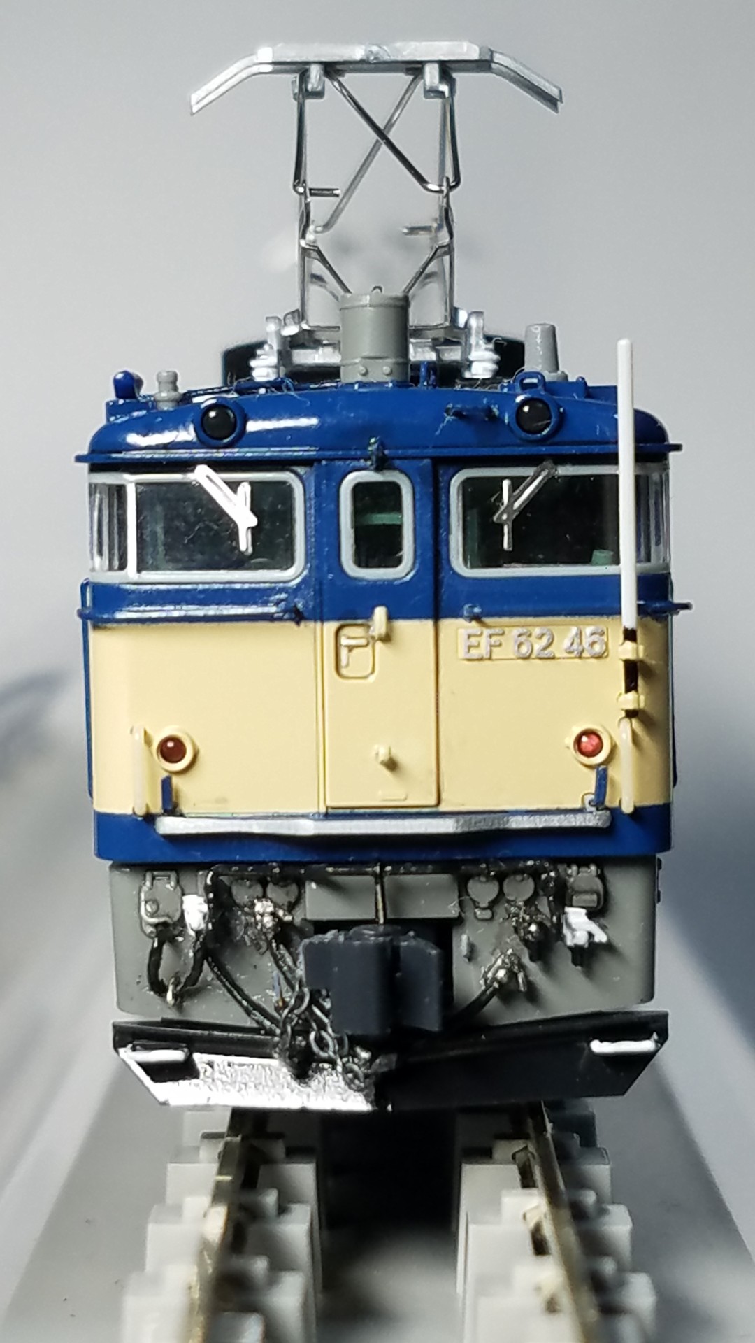 Kato 3058-4 EF62 後期形JR仕様の加工整備 その3完工 : （仮称）東北