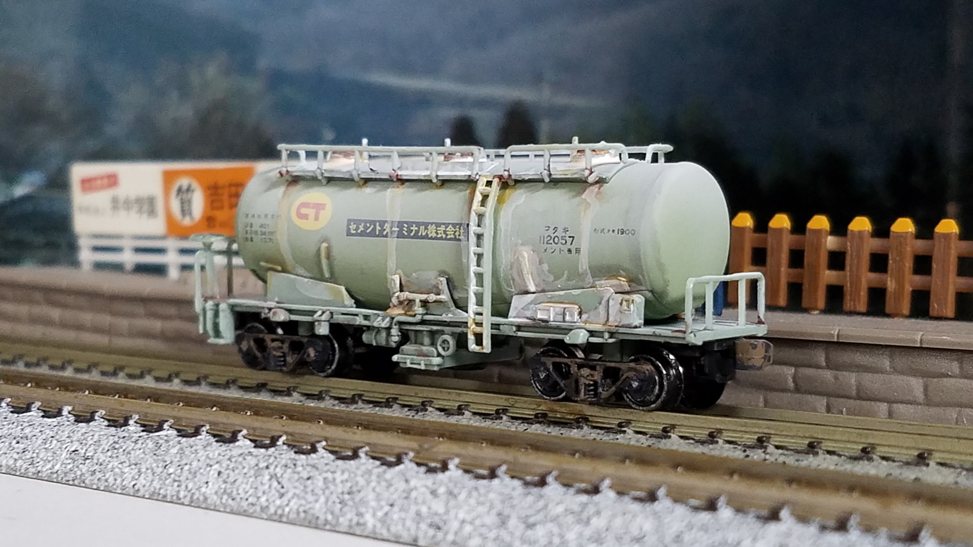 河合商会 タキ1900「セメントターミナル」KP-305 青海駅常備、KP-306 郡山駅常備、 17輌＋おまけ１輌（欠損品） 河合商会 貨車 タキ1900 セメントターミナル