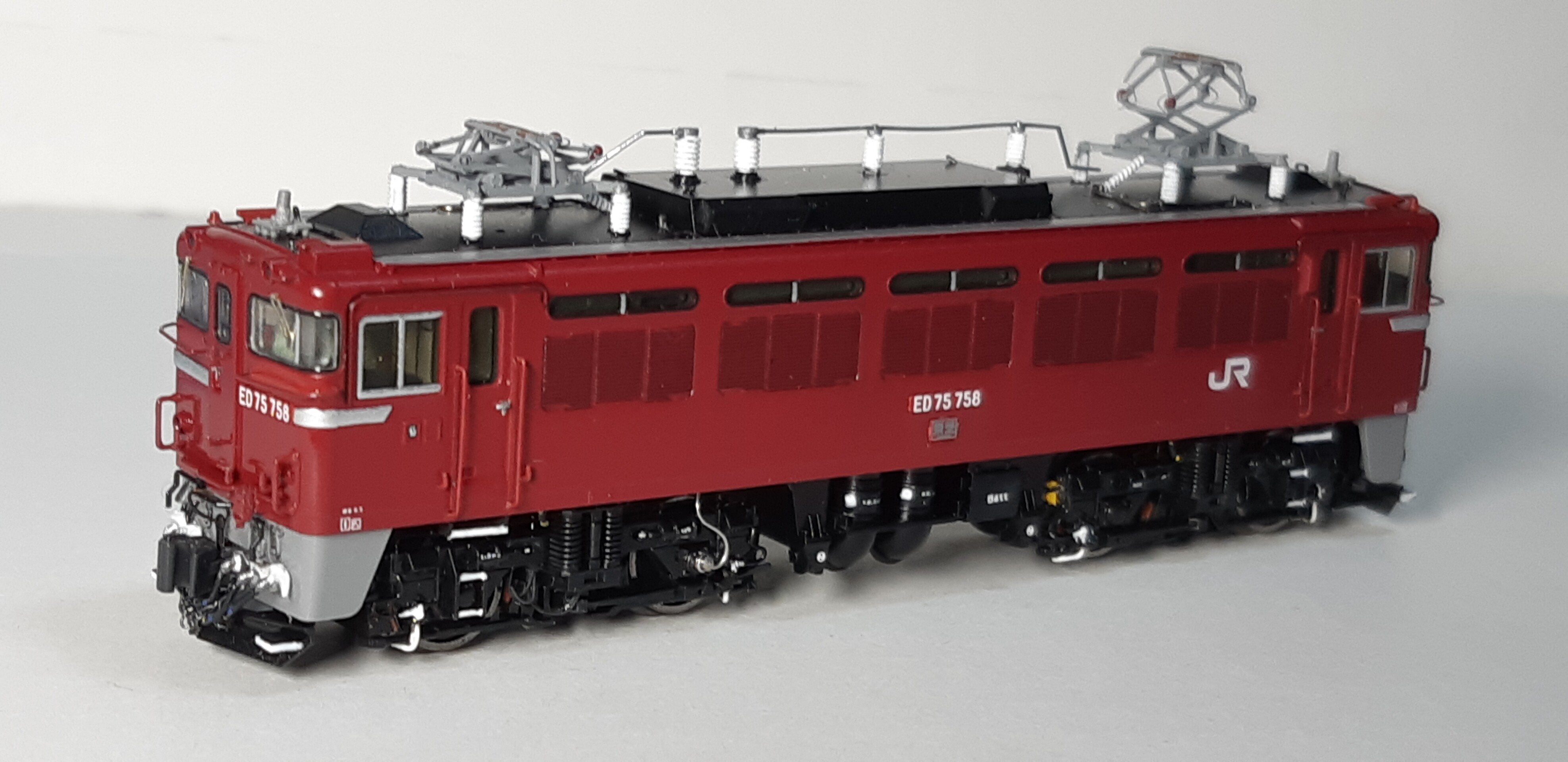 TOMIX 7157 ED75 700 後期型の精密加工整備 758号機にする その
