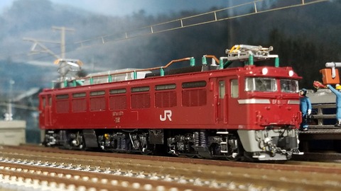 Kato 3021-8 EF81 ヒサシ付きJR東日本色の追加加工整備 : （仮称