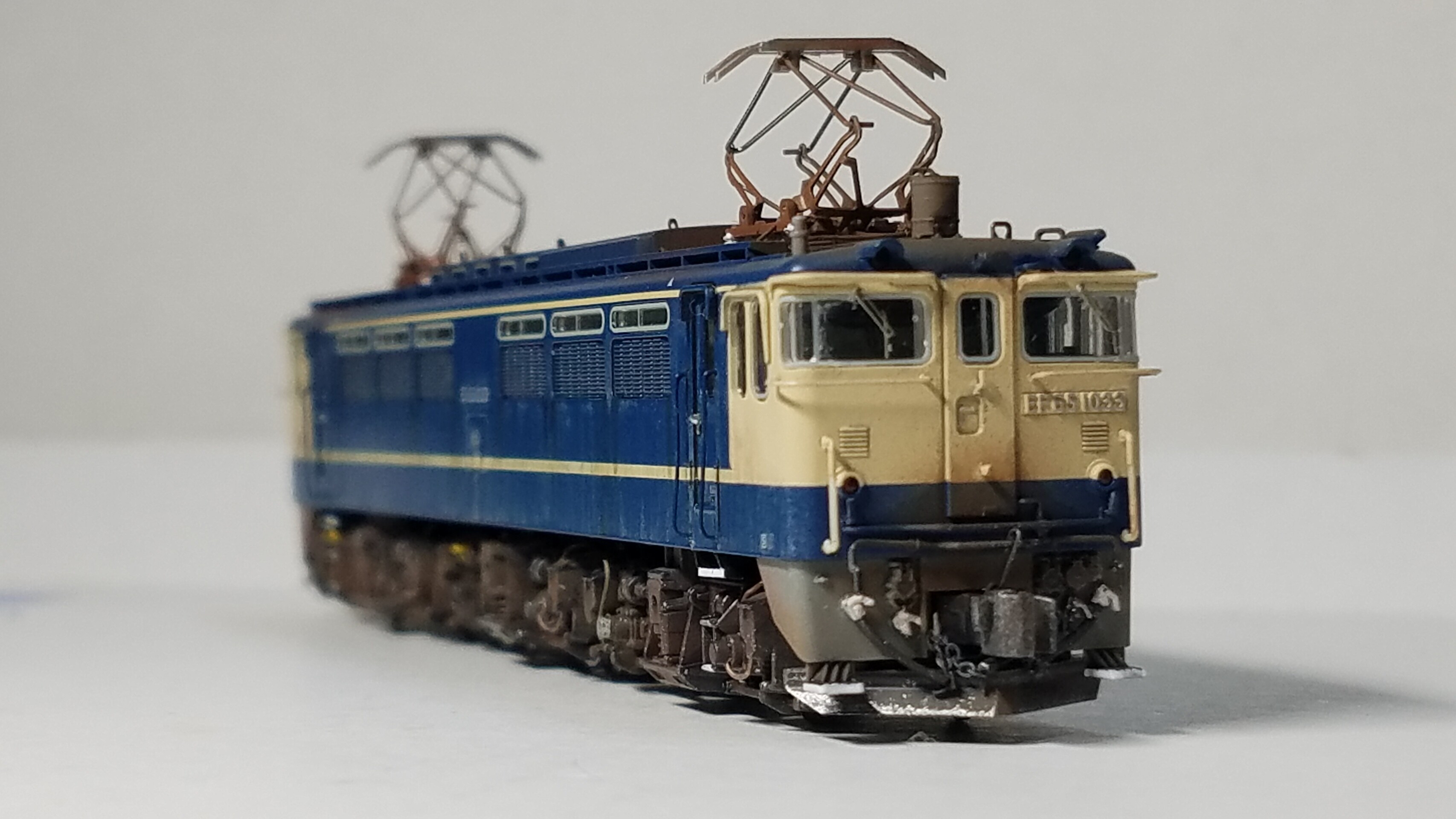 Kato 3089-1 EF65 1000 前期形の精密加工整備 その④完成 Kato 3089-1 EF65 1000 前期形の精密加工整備 その④完成
