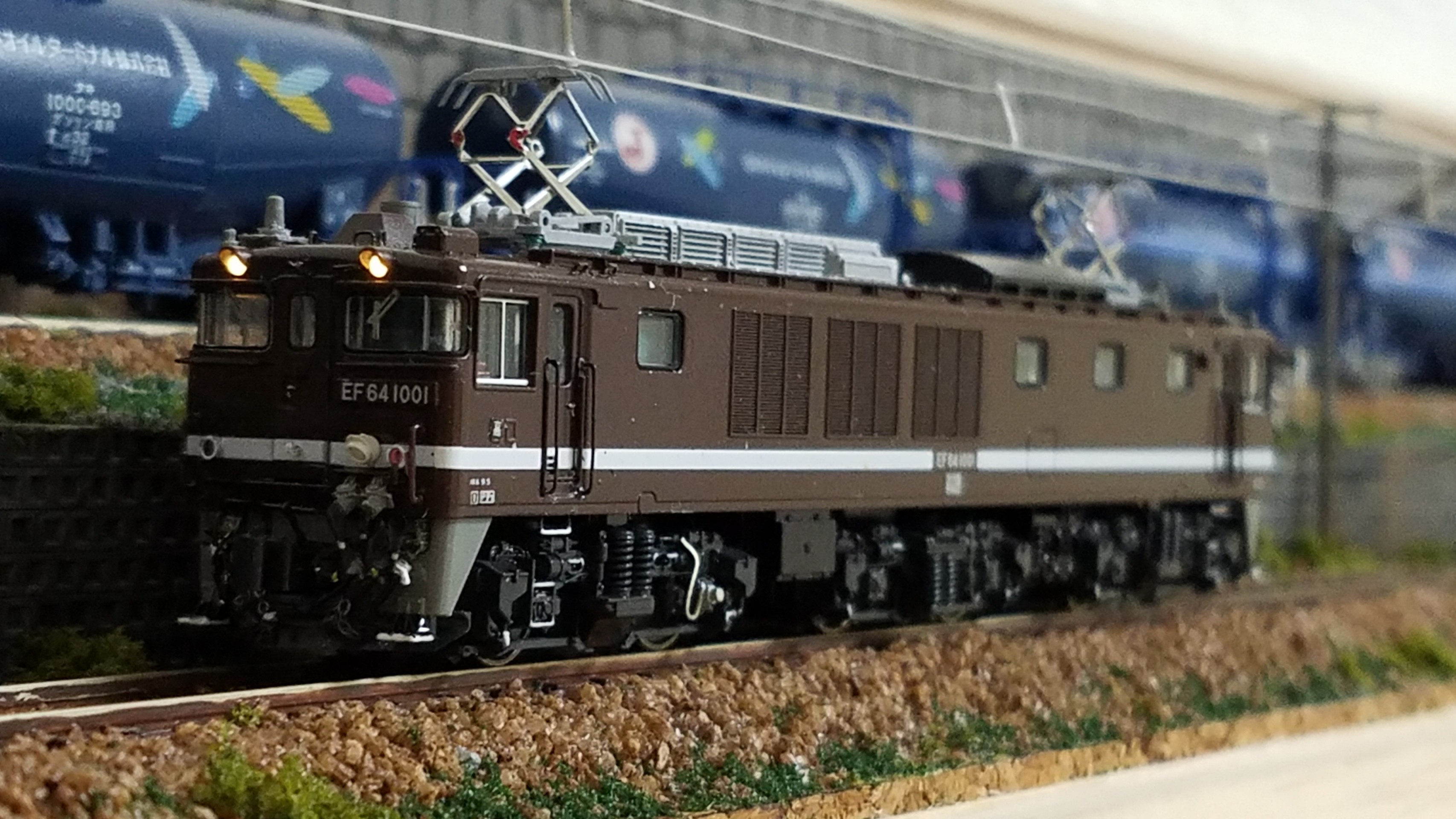 Kato3023-3 EF64 1001号機『高』 茶色の追加加工整備 完成