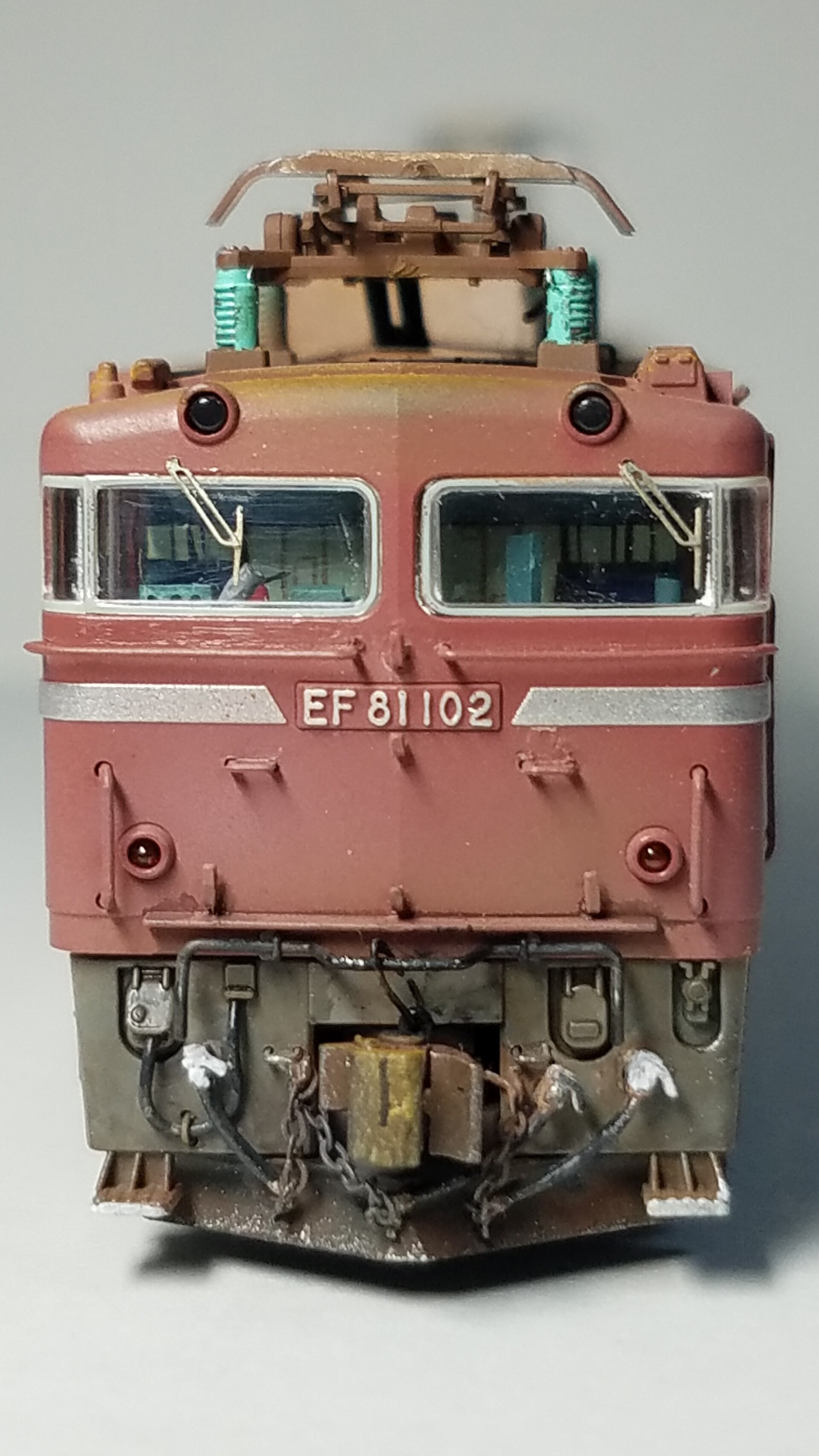 Kato 3066-1 EF81 一般色の精密加工整備 その⑤完成 : （仮称