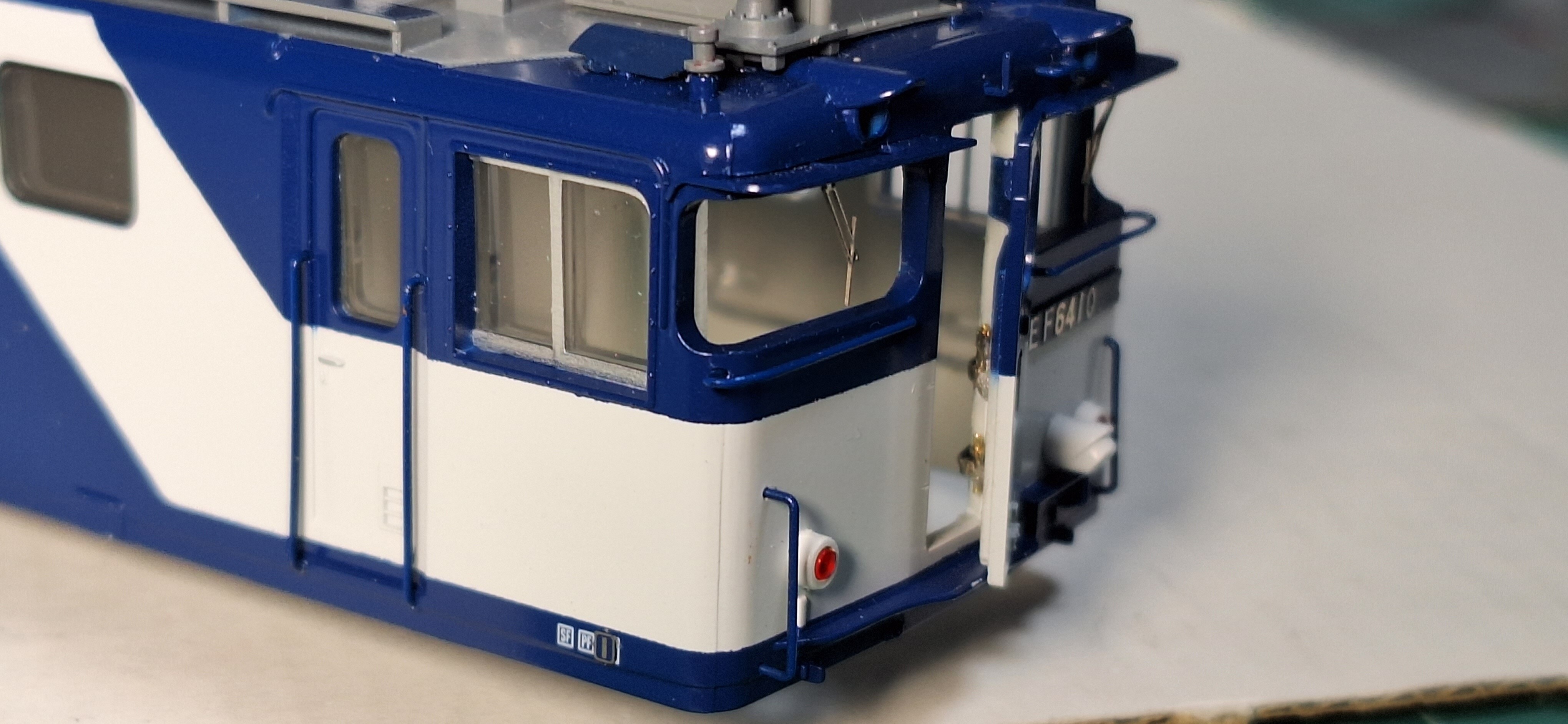 TOMIX HO-123 EF64-1000 JR貨物更新色の精密加工 その②
