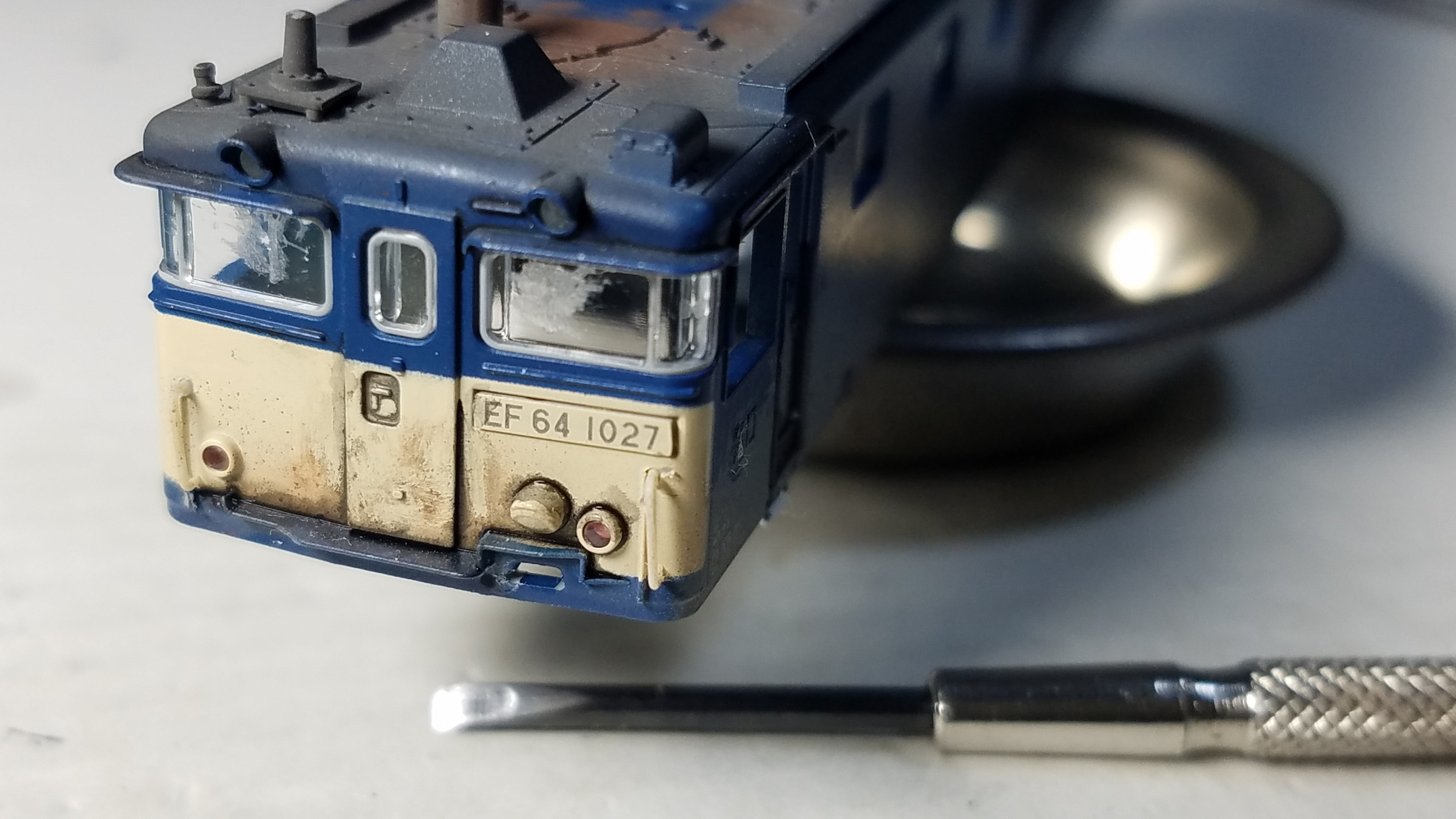 Kato 3023-1 EF64 1000 一般色の追加加工整備 その① : （仮称