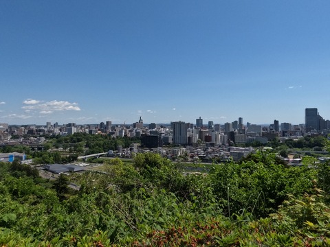 GOPR1468仙台城跡洗見る仙台の街