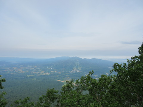 IMG_5971登山道から見るニセコアンヌプリ