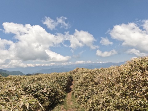 GOPR1461山頂から見る南アルプス