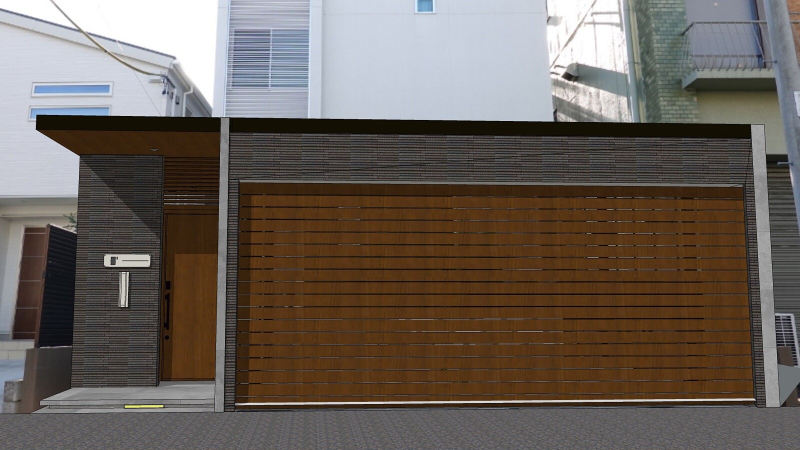 名古屋市昭和区 諸戸の家のガレージ風へのリフォーム外構です 愛知県の外構ショップ Wise Gallery ワイズギャラリー エクステリア日記