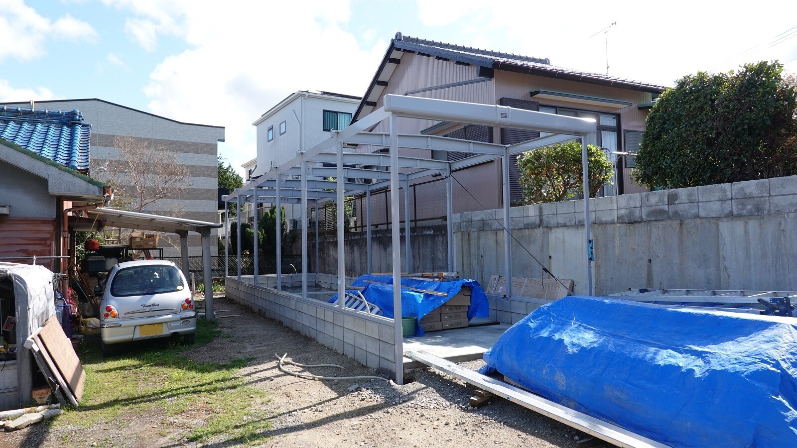 日進市 シャコパルテ奥行き延長12 12ｍを更にカスタマイズして行きます 愛知県の外構ショップ Wise Gallery ワイズギャラリー エクステリア日記