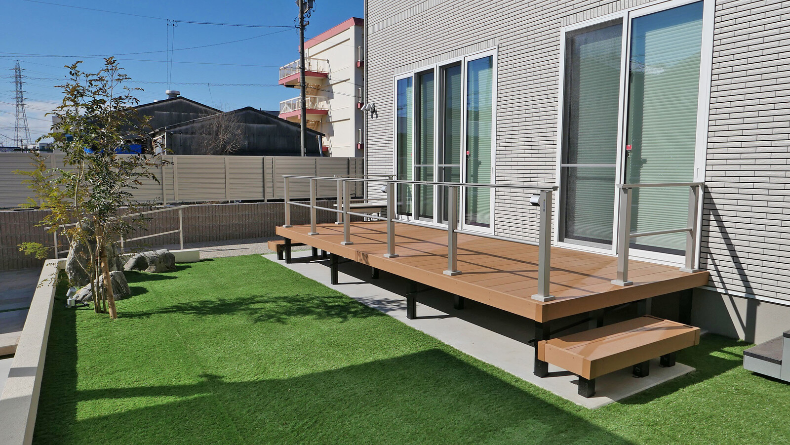 名古屋市瑞穂区 一条工務店・アイスマートのナチュラルなクローズ外構