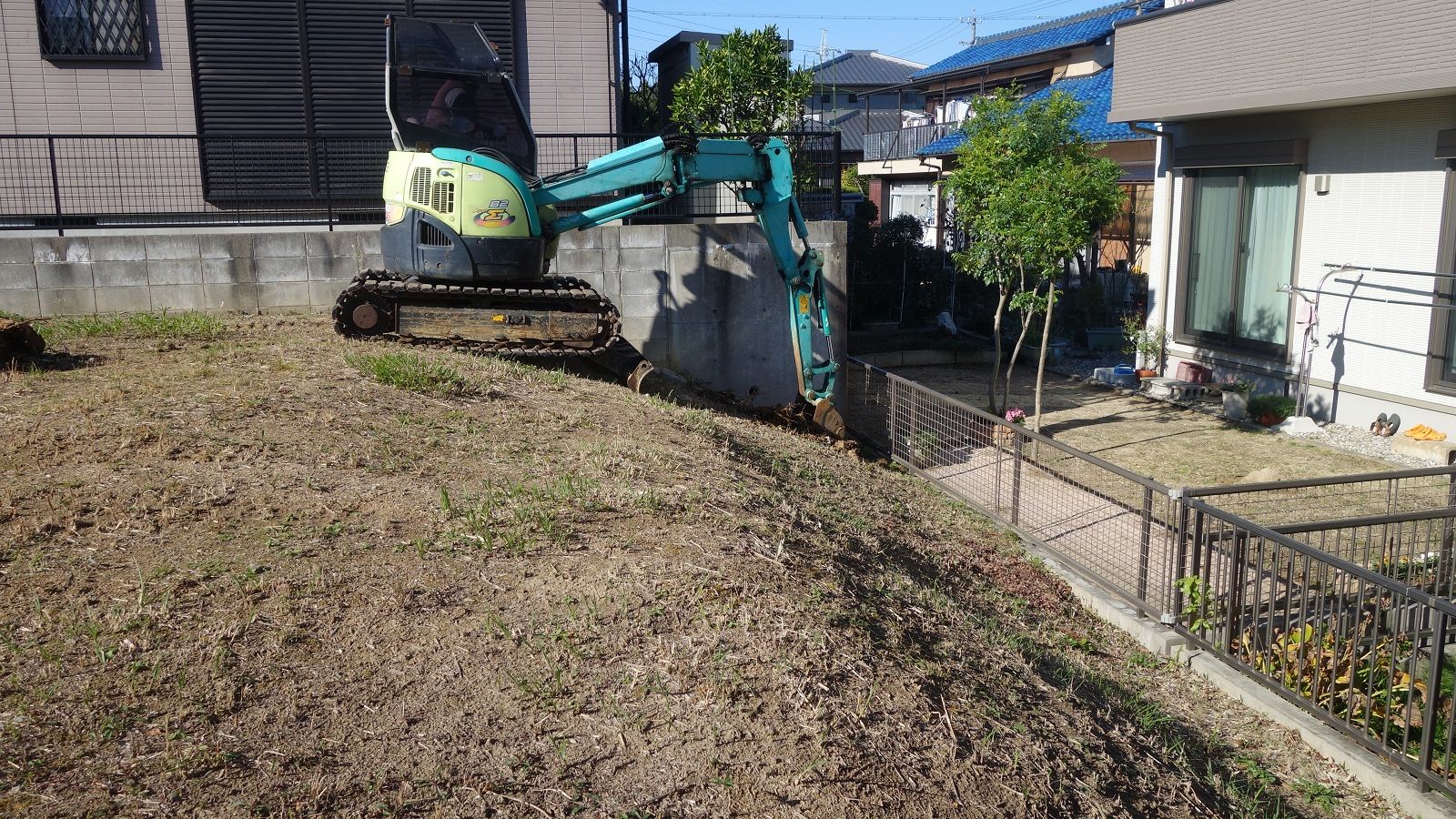名古屋市名東区 住友林業の型枠ブロックでの土留め工事です 愛知県の外構ショップ Wise Gallery ワイズギャラリー エクステリア日記
