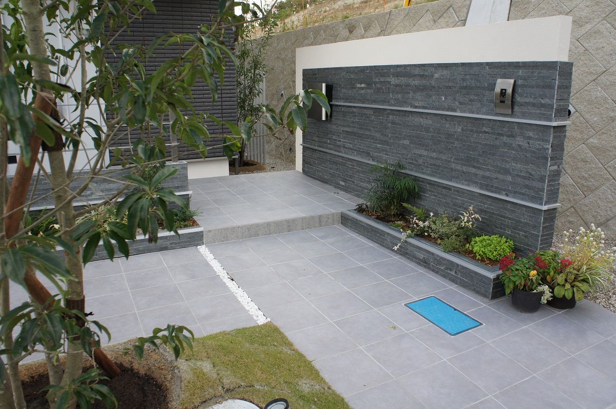 一条工務店 I Smart アイ スマート のオープン外構 ２物件です 愛知県の外構ショップ Wise Gallery ワイズギャラリー エクステリア日記