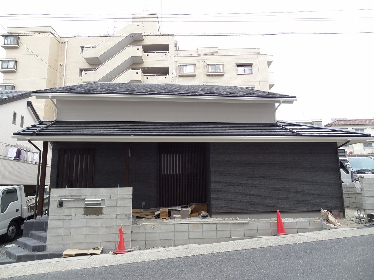 渡邊工務店の和モダン オープン外構です 愛知県の外構ショップ Wise Gallery ワイズギャラリー エクステリア日記