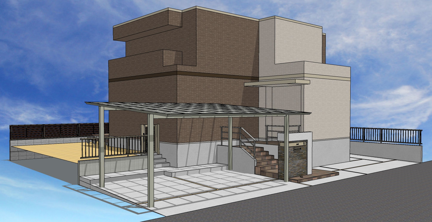 トヨタホームのカジュアルモダンなオープン外構です 愛知県の外構ショップ Wise Gallery ワイズギャラリー エクステリア日記