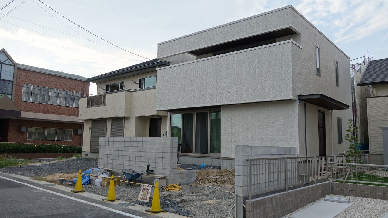 日進市で工事中の積水ハウスのモダンな外構です 愛知県の外構ショップ Wise Gallery ワイズギャラリー エクステリア日記 日進市で工事中の積水ハウスのモダンな外構です 愛知県の外構ショップ Wise Gallery ワイズギャラリー エクステリア日記
