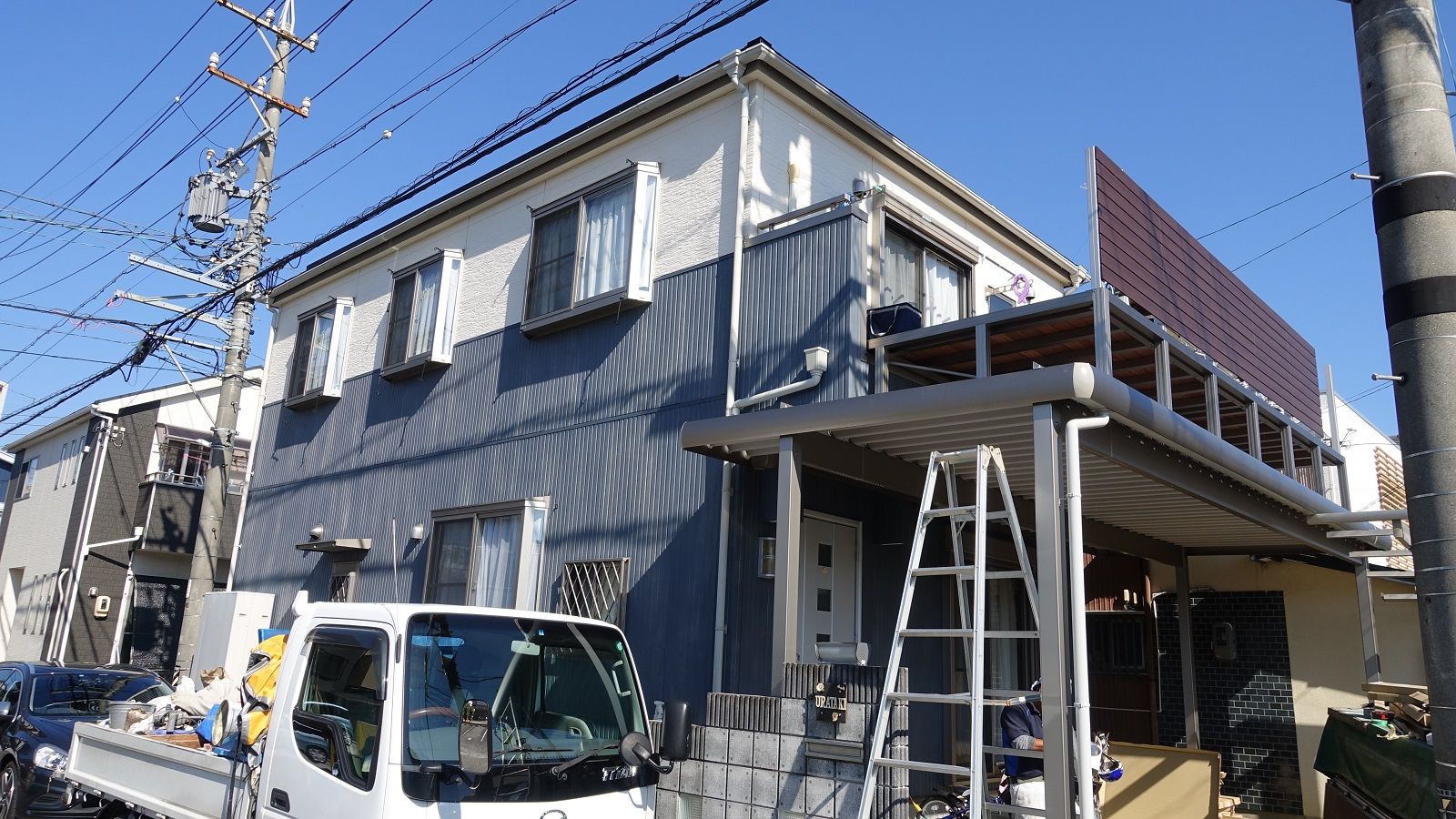 特殊なガレージ カーポートが出来上がってきました 愛知県の外構ショップ Wise Gallery ワイズギャラリー エクステリア日記 特殊なガレージ カーポートが出来上がってきました 愛知県の外構ショップ Wise Gallery ワイズギャラリー エクステリア日記