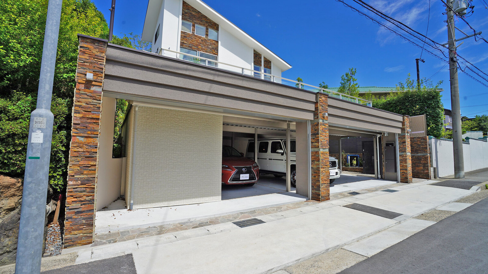 幅12m サイディング張り倉庫付の折板ガレージが完成しました 愛知県の外構ショップ Wise Gallery ワイズギャラリー エクステリア日記 幅12m サイディング張り倉庫付の折板ガレージが完成しました 愛知県の外構ショップ Wise Gallery ワイズギャラリー エクステリア日記