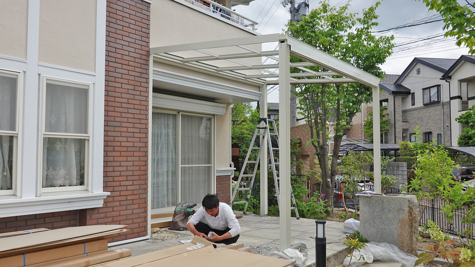 三井ホームの建物に似合う優雅なガーデンルーム 暖蘭物語 です 愛知県の外構ショップ Wise Gallery ワイズギャラリー エクステリア日記 三井ホームの建物に似合う優雅なガーデンルーム 暖蘭物語 です 愛知県の外構ショップ Wise Gallery ワイズギャラリー エクステリア日記