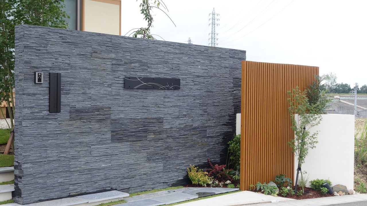 住友林業の和モダン平屋のエクステリアです 愛知県の外構ショップ Wise Gallery ワイズギャラリー エクステリア日記